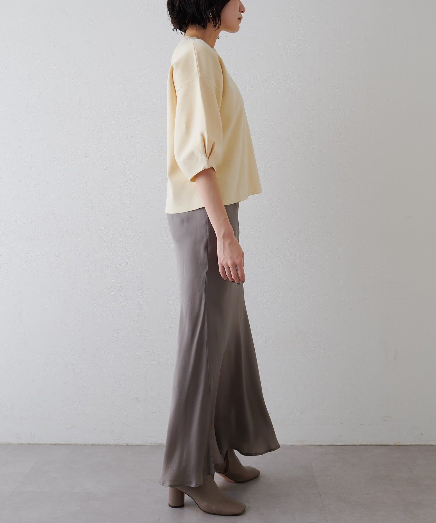 Drawing Numbers(ドローイングナンバーズ) コットン袖パフニットプルオーバー