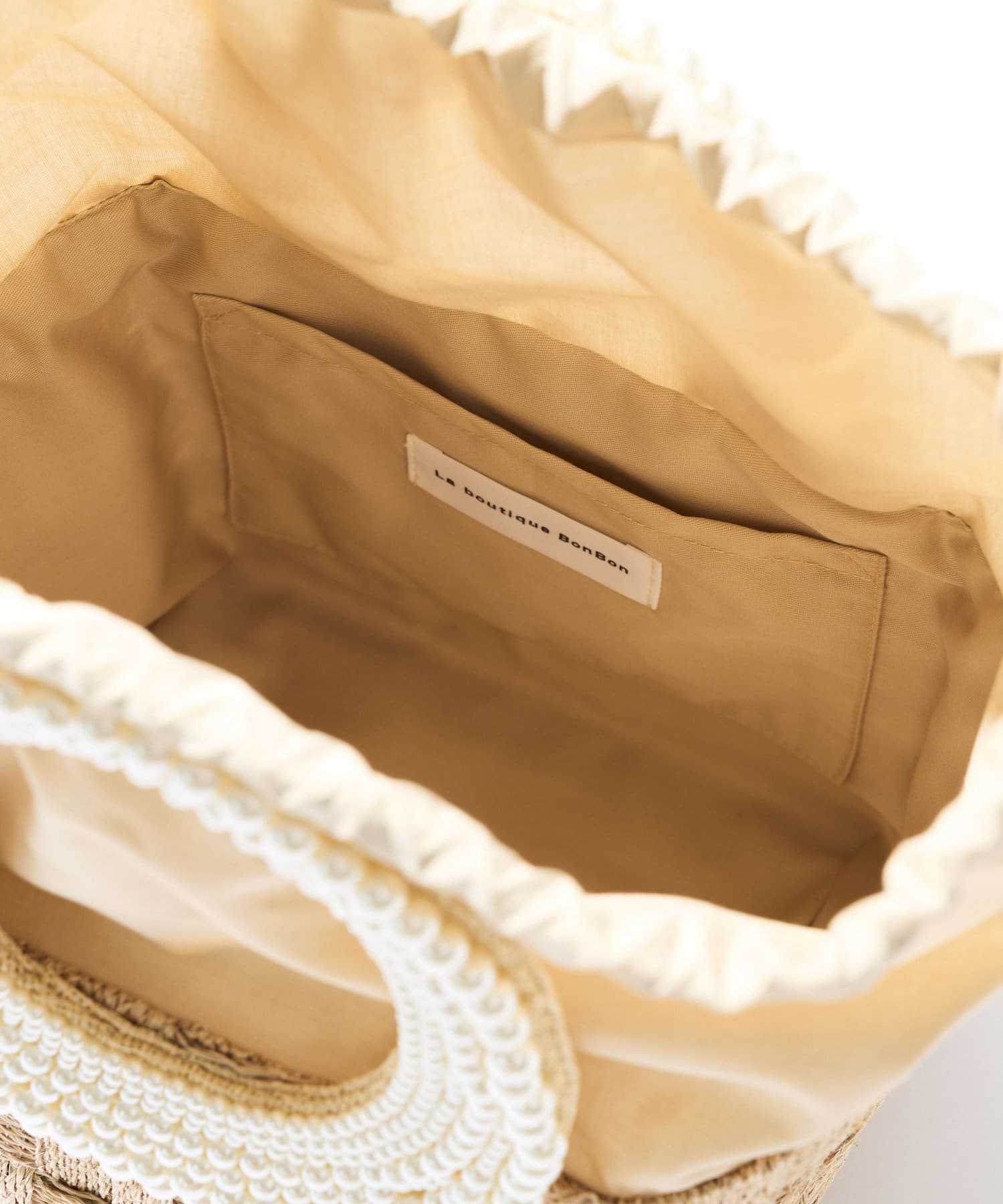 La boutique BonBon(ラブティックボンボン) パールハンドルブレードバスケットS