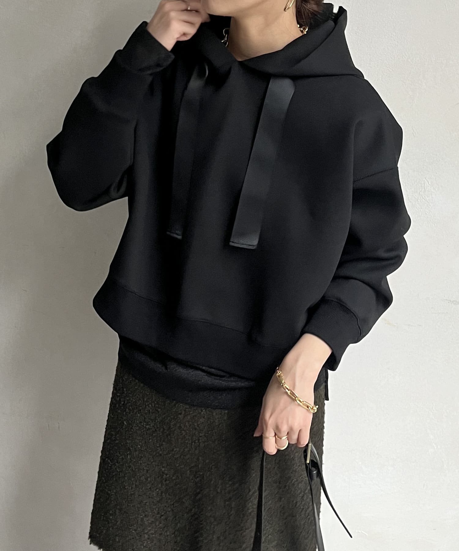 OUTLET(アウトレット) 【DouDou】フードZIPパーカー