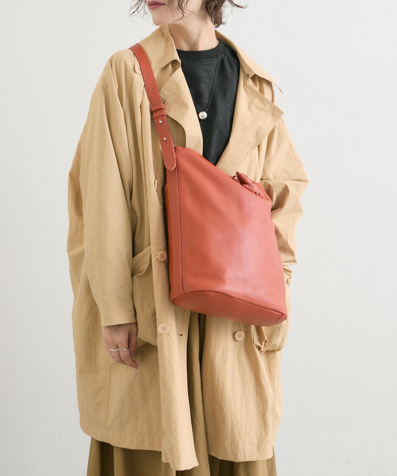 OUTLET(アウトレット) 【ear PAPILLONNER】トグルワンハンドルバッグ