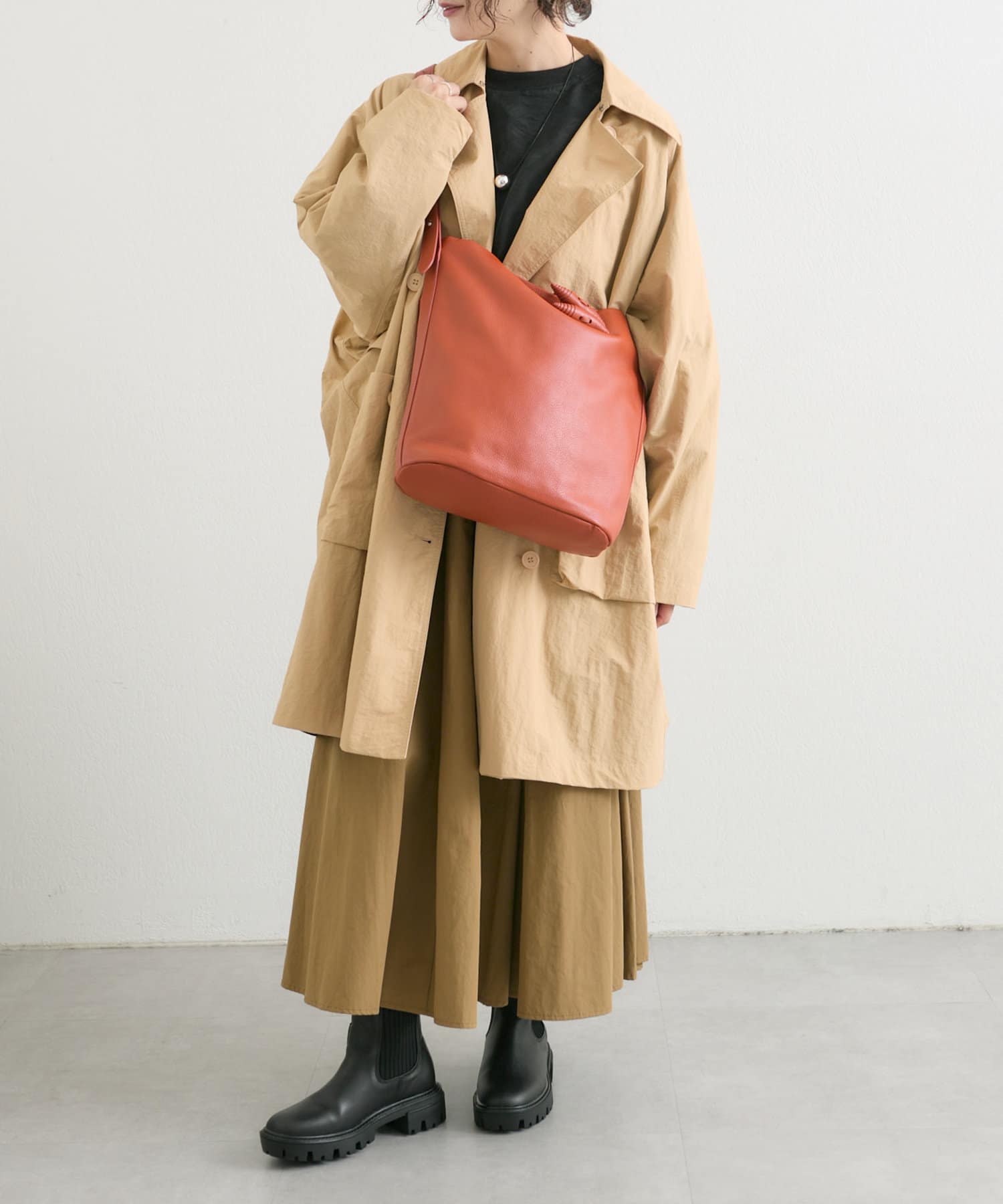 OUTLET(アウトレット) 【ear PAPILLONNER】トグルワンハンドルバッグ