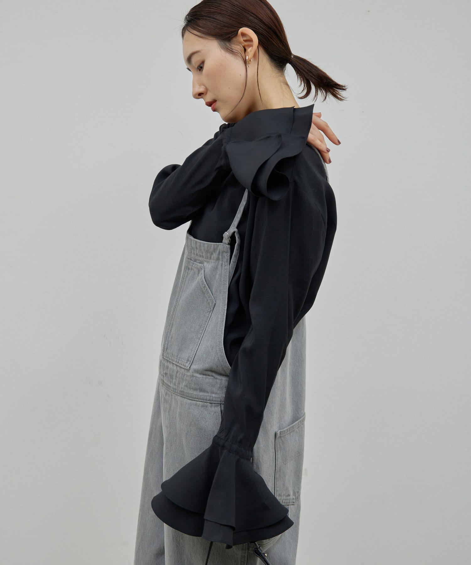 多香子 3XL ラッフルカフスブラウス | GALLARDAGALANTE(ガリャルダガランテ