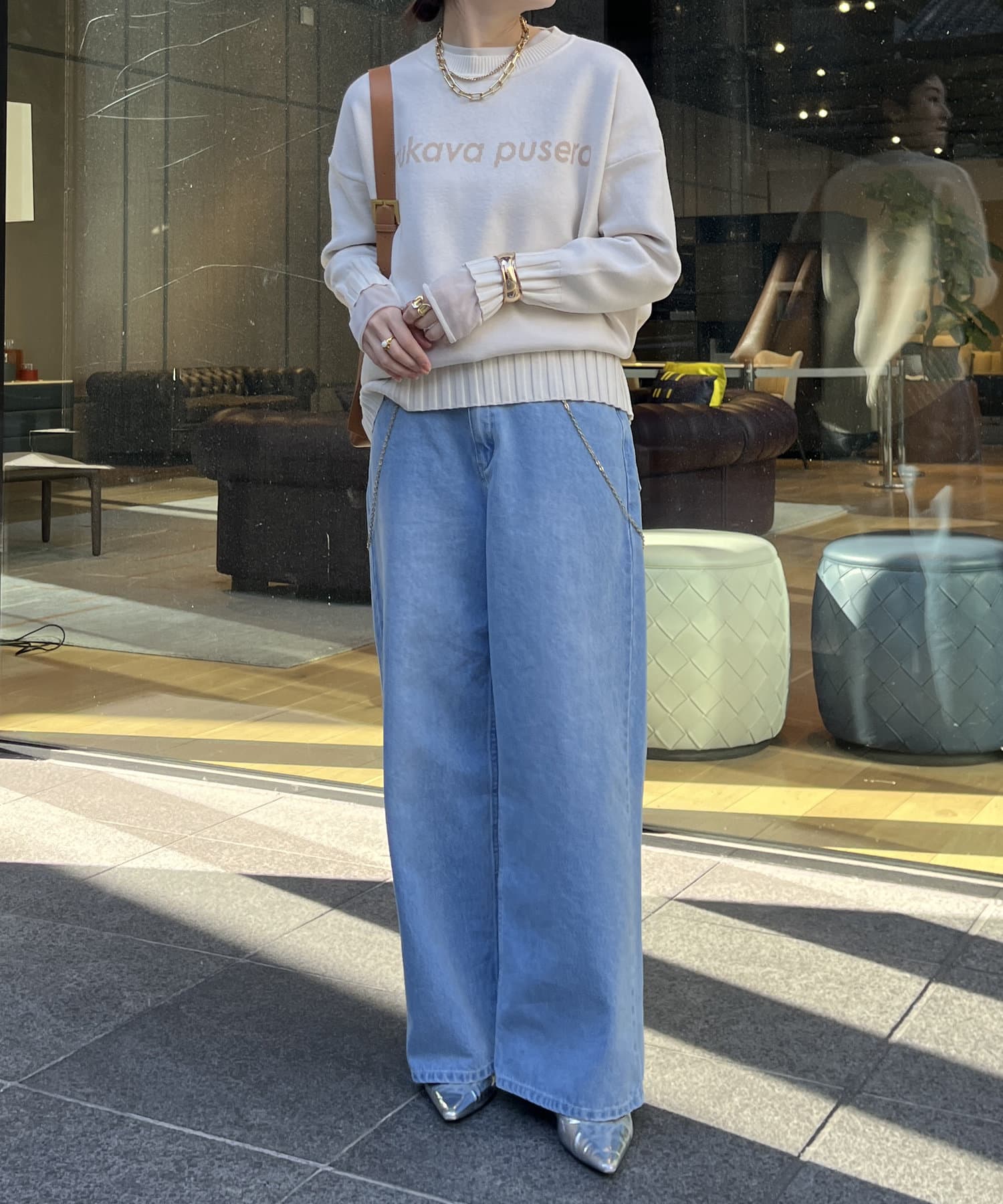 WEB限定】インターシャロゴニット | DOUDOU(ドゥドゥ)レディース