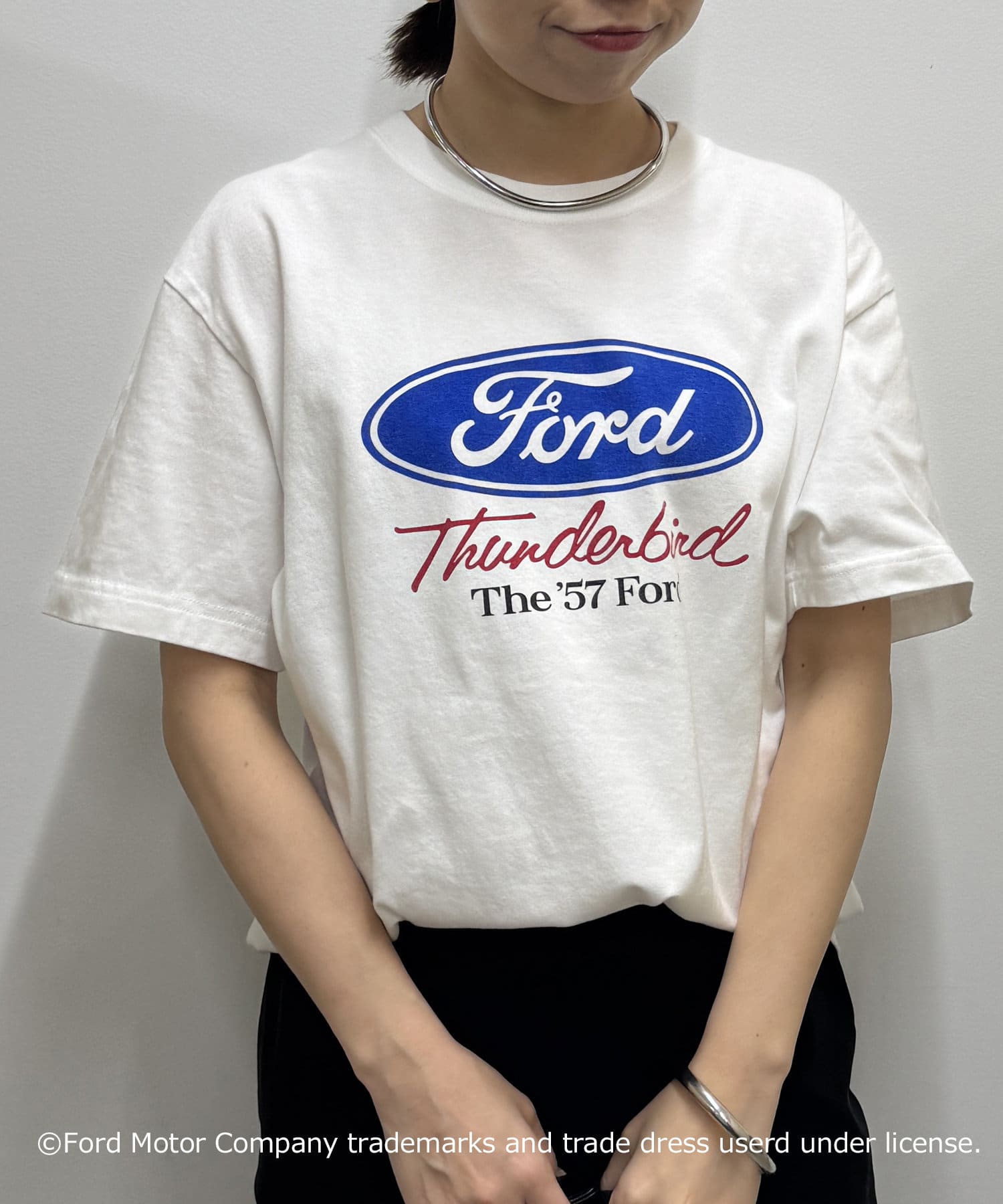 LOUNGEDRESS(ラウンジドレス) レディース 【GOOD ROCK SPEED】Ford Tシャツ オフホワイト