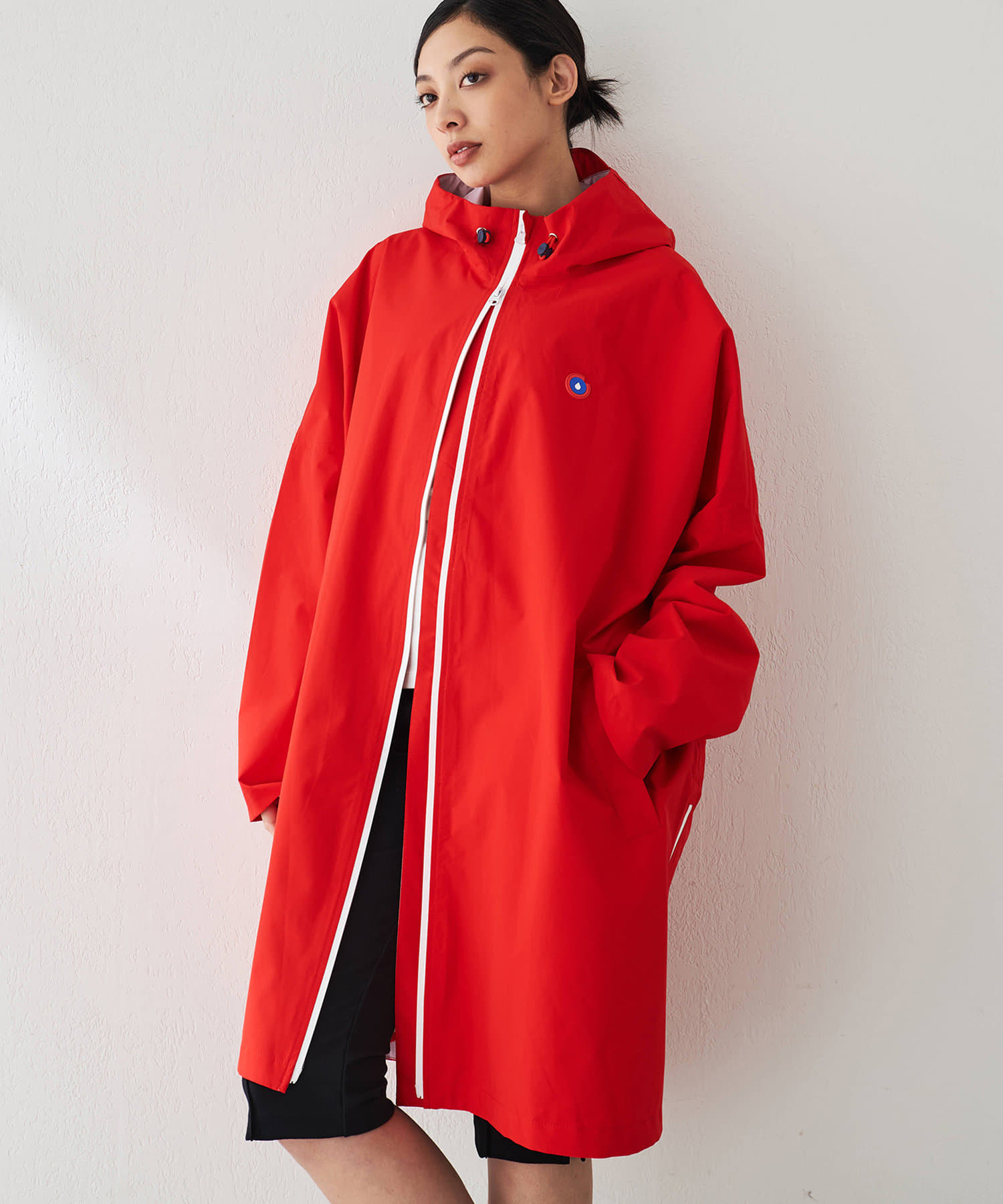 Whim Gazette(ウィム ガゼット) レディース 【flotte】RAIN CAPE レッド