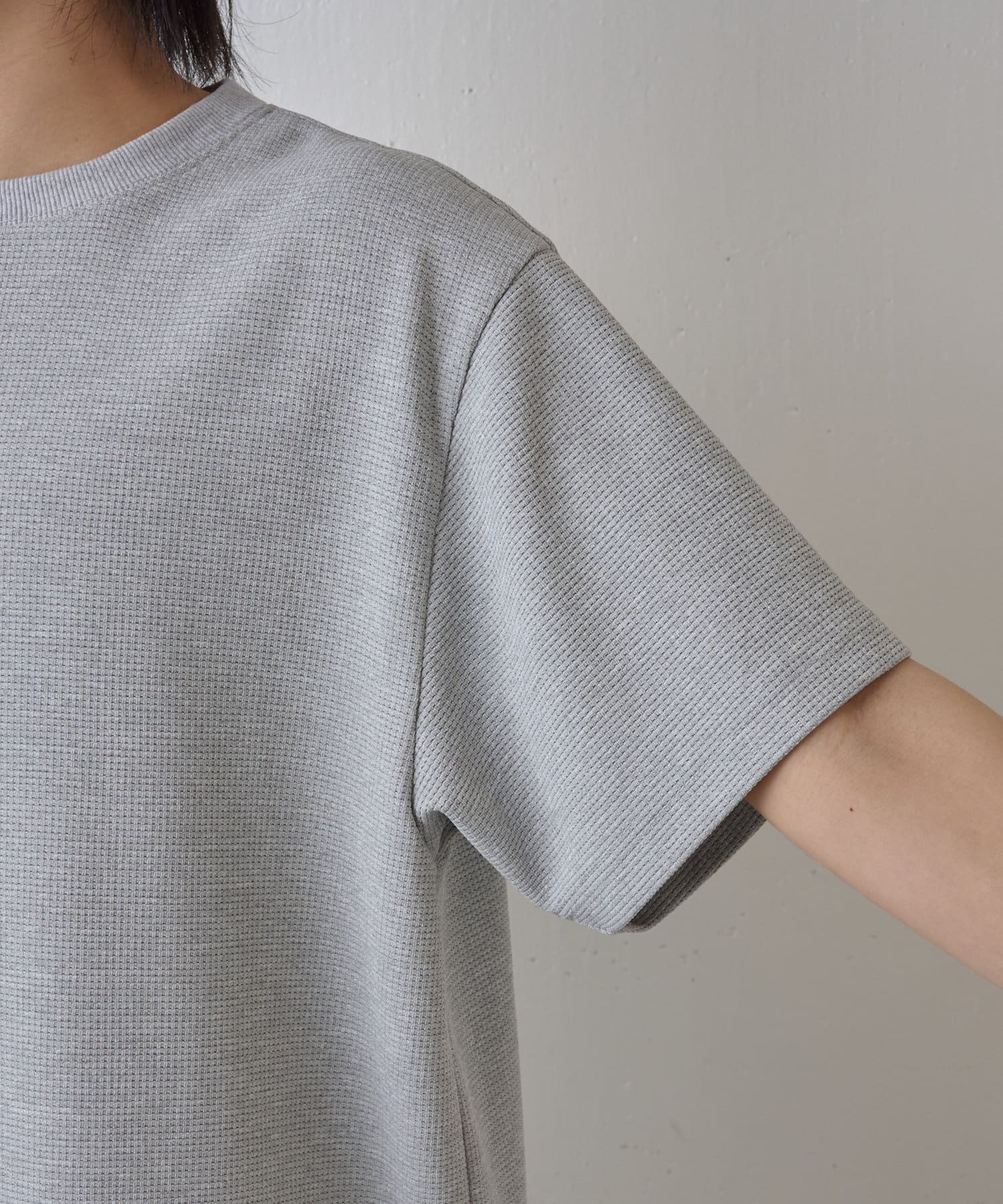 COLONY 2139(コロニー トゥーワンスリーナイン) リラックスワッフル半袖Tシャツ