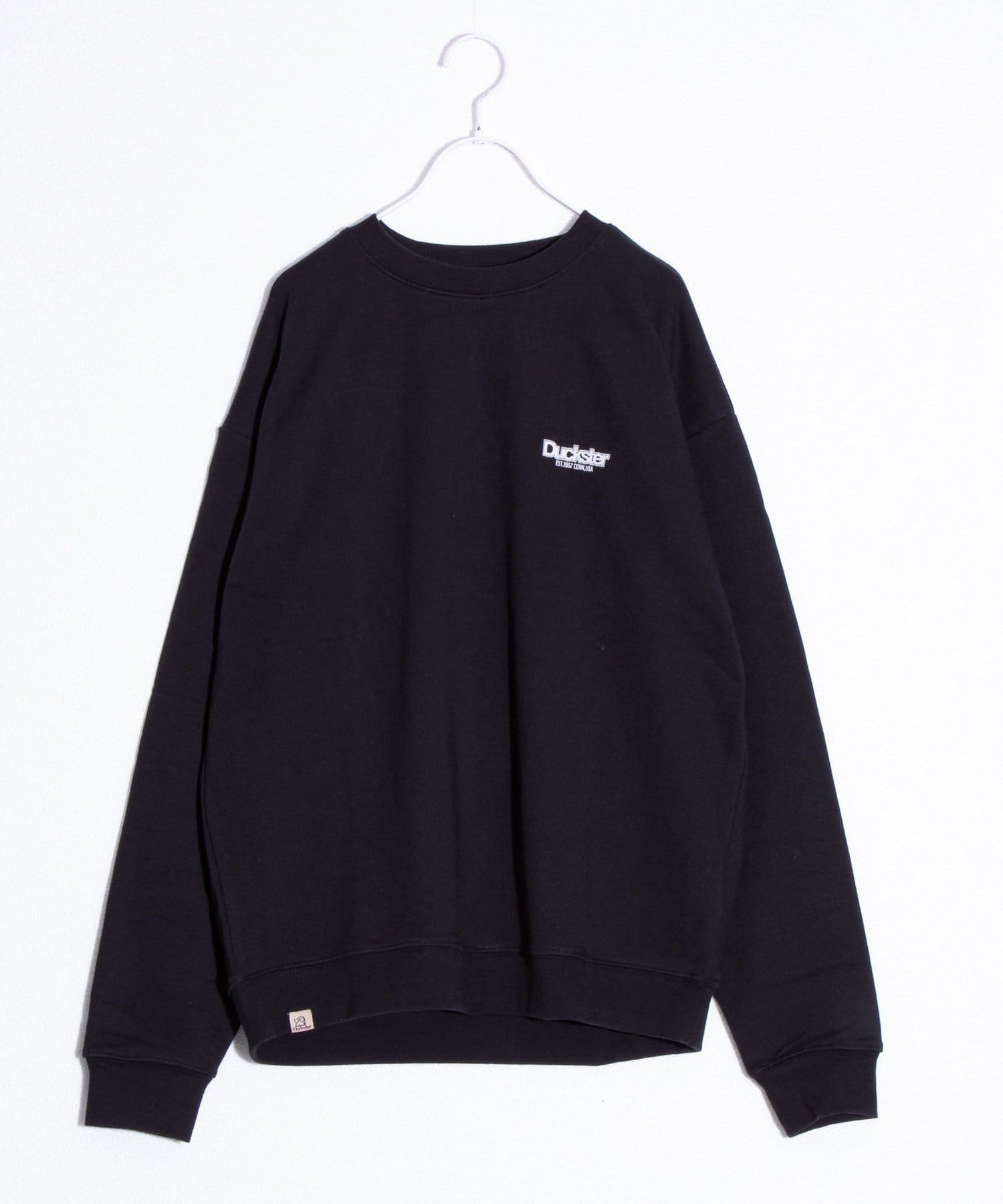 FREDY & GLOSTER(フレディ アンド グロスター) 【Duckster】バックプリント 裏毛クルーネックスウェット(ヒッチハイク）