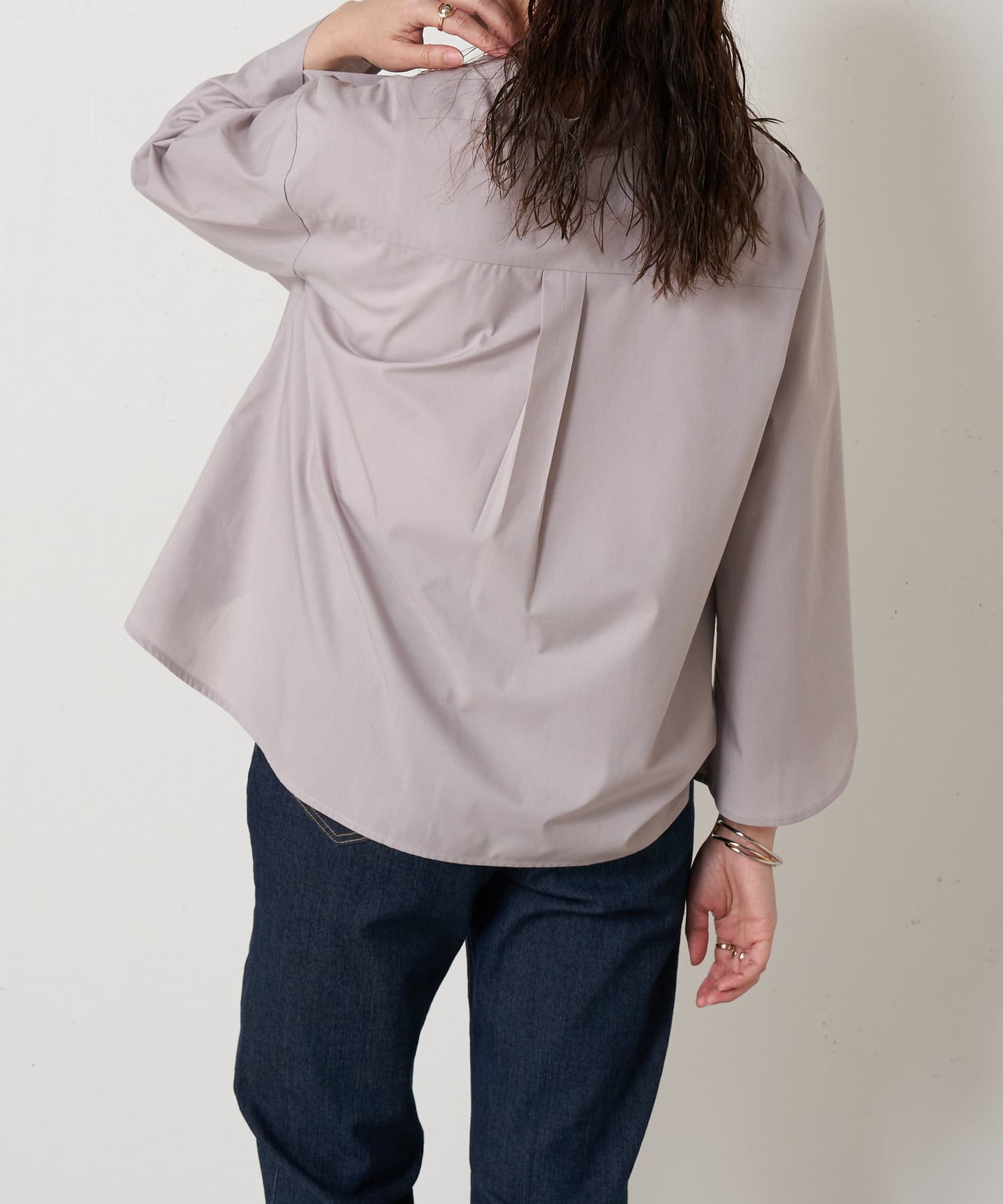 Jena　espace merveilleux(ジェナ　エスパスメルヴェイユ) ベルスリーブシャツ