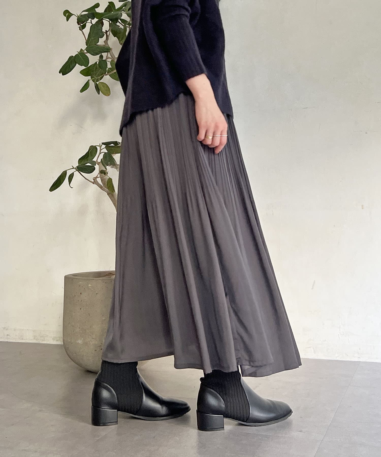 ヴィンテージサテンスカート | Croisiere(クロジエール