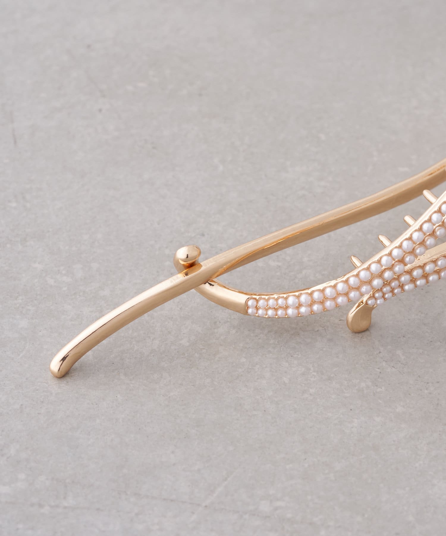 Lattice(ラティス) 【WEB限定】【人気の為再入荷】パールリボンバレッタ
