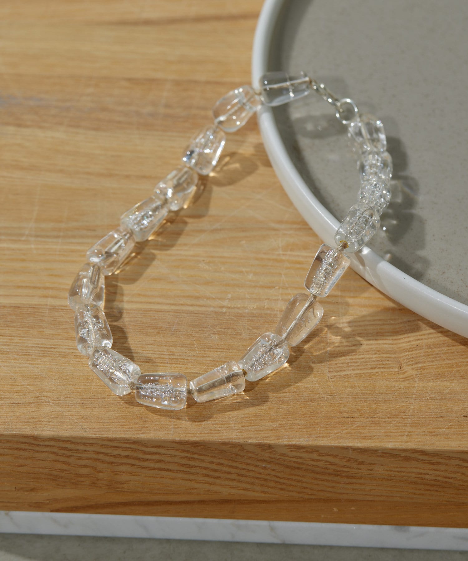 新品完売【Hoaw.】Glass beads ネックレスガラスネックレス