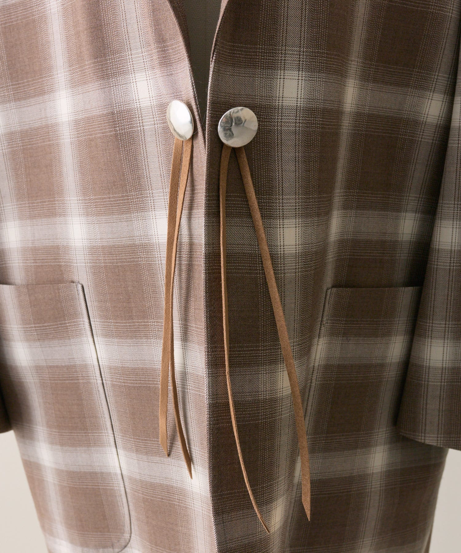 ear PAPILLONNER(イア パピヨネ) 《セットアップ着用可》チェック柄ジャケット【TOOLS × SUM1 STYLE(ツールズ×スミスタイル)】