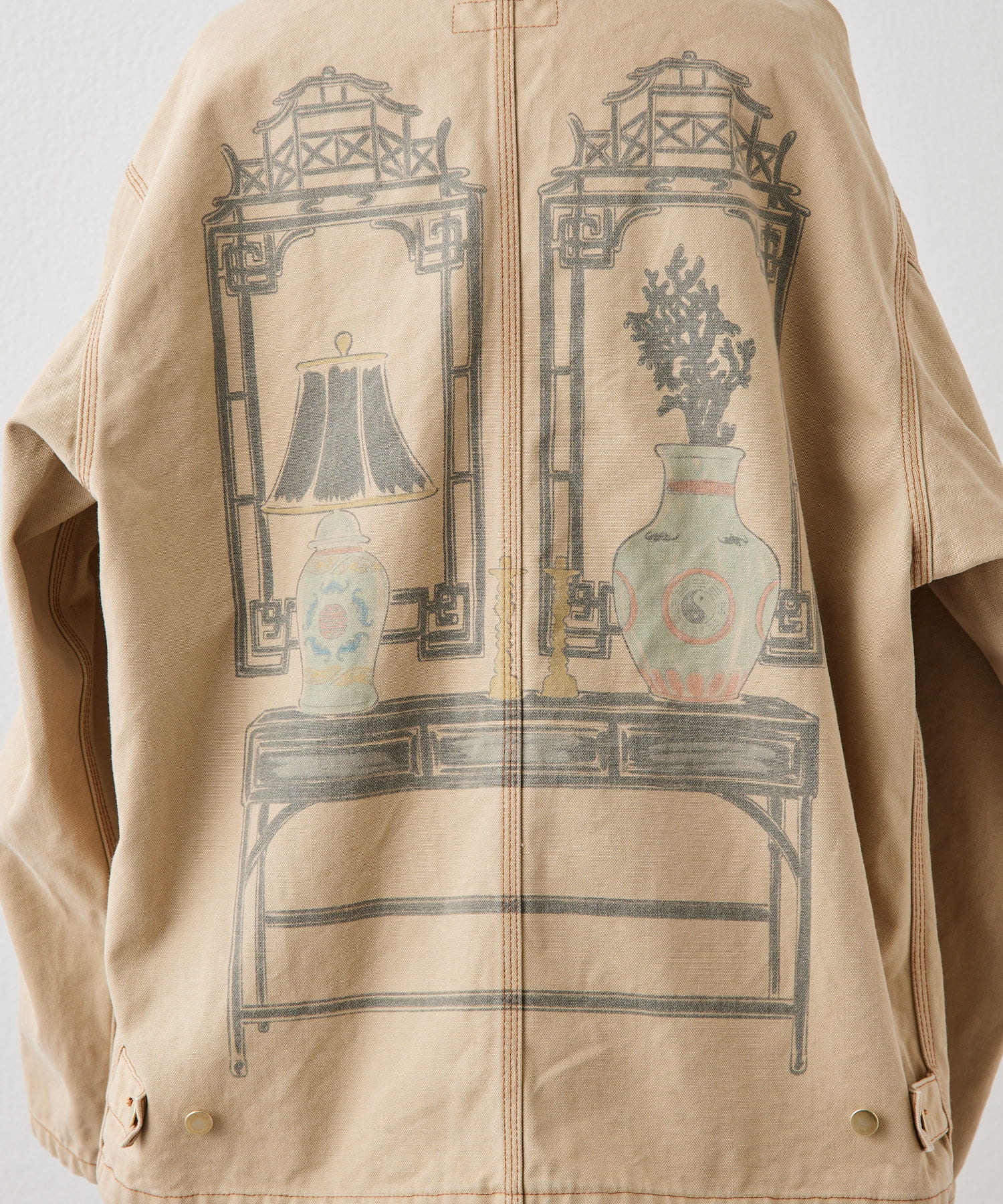ear PAPILLONNER(イア パピヨネ) ペイントジャケット【Work of Art × SUM1 STYLE (ワークオブアートケンダイ×スミスタイル)】
