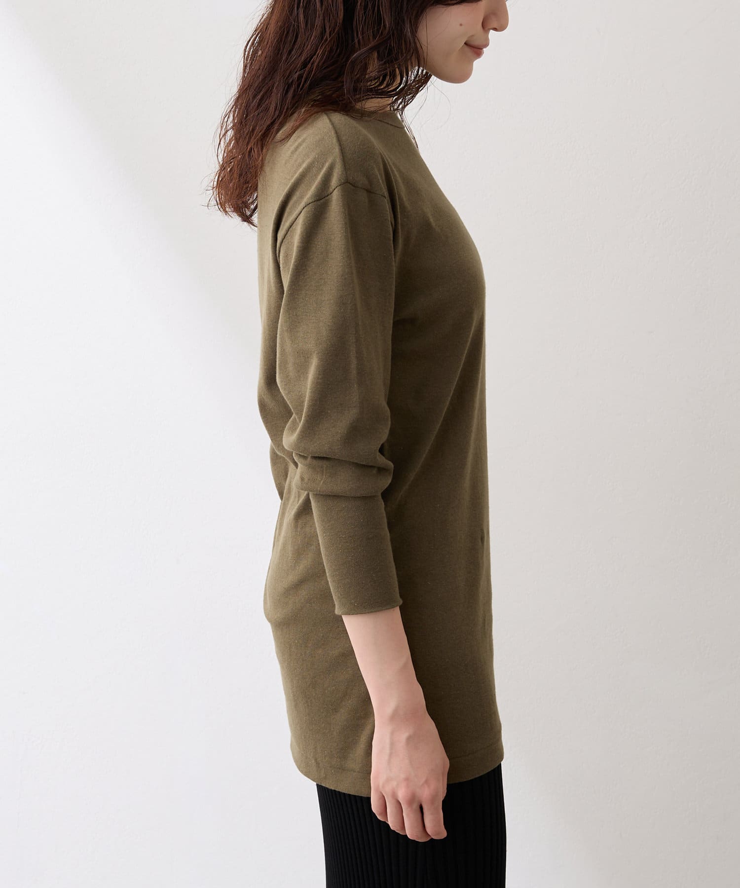 Whim Gazette(ウィム ガゼット) 【OVERNEATH】Hemp Longsleeves 077