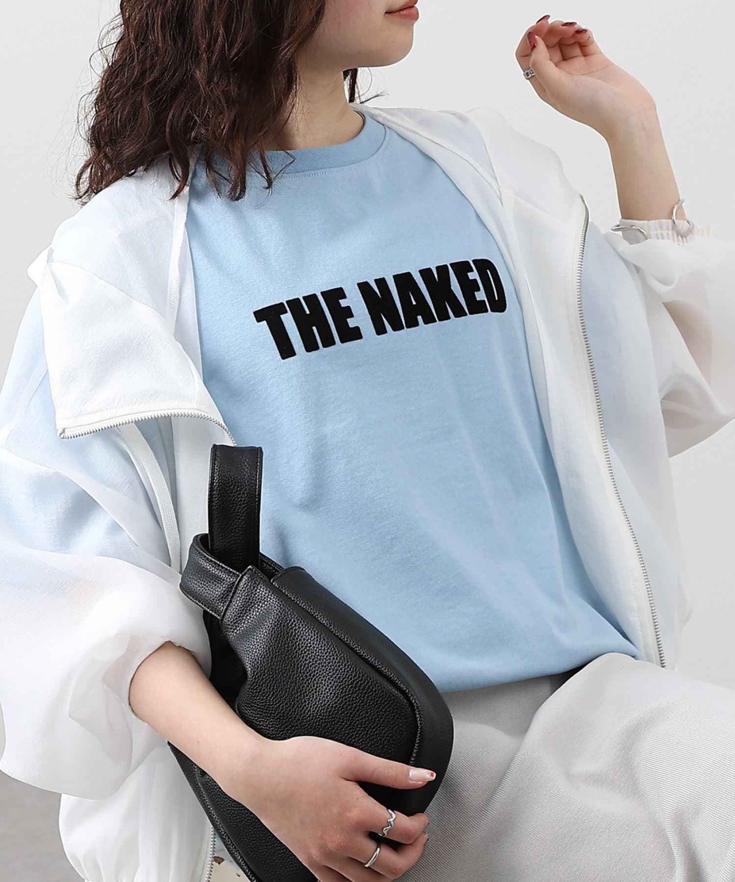 COLONY 2139(コロニー トゥーワンスリーナイン) レディース 【SS先行予約】THE NAKED Tシャツ サックスブルー