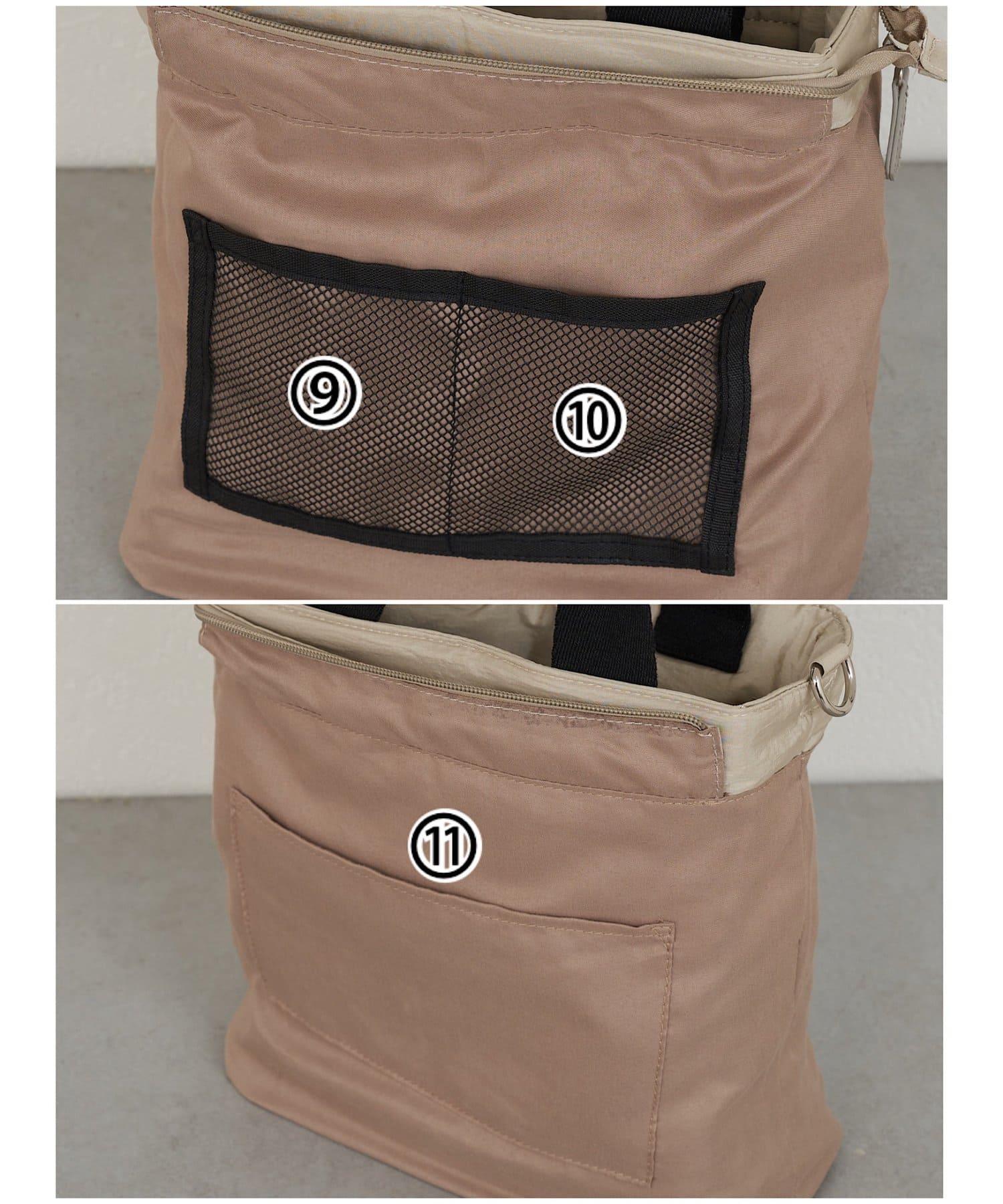 DISCOAT(ディスコート) 【お気に入り1.9万突破！/11ポケット/撥水】ユーティリティーパフィートートバッグ《詳細動画あり》