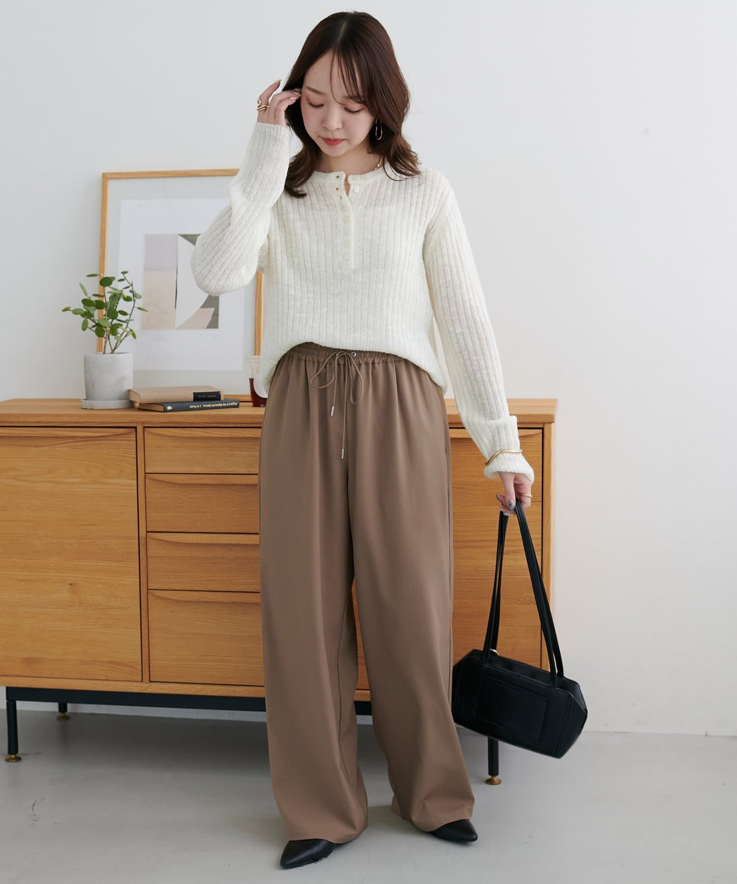 DISCOAT(ディスコート) 【全系統◎/600mlペットボトルも収納可！】ロングハンドルオイル調ショルダーバッグ《詳細動画あり》