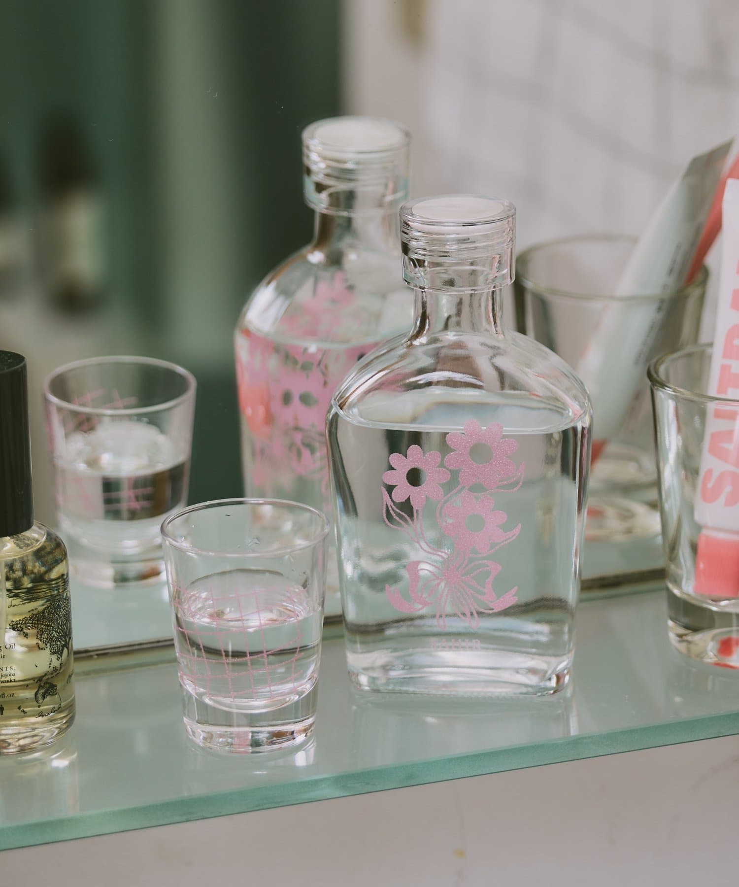 BIRTHDAY BAR(バースデイバー) 【SAHIR サヒール】Mouthwash bottle＆ glass