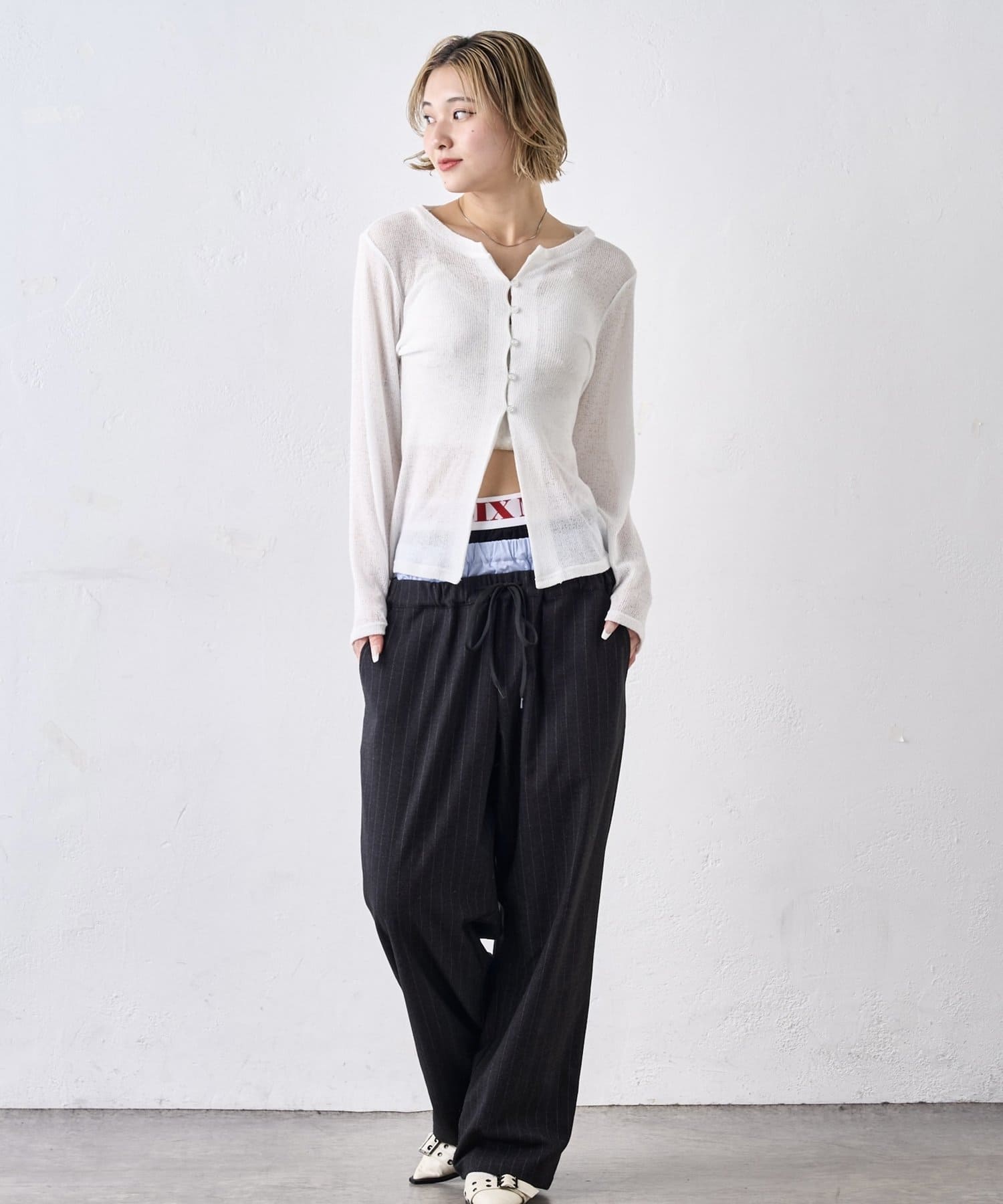 WHO’S WHO gallery(フーズフーギャラリー) Six M/シックスエム トリプルレイヤードパンツ