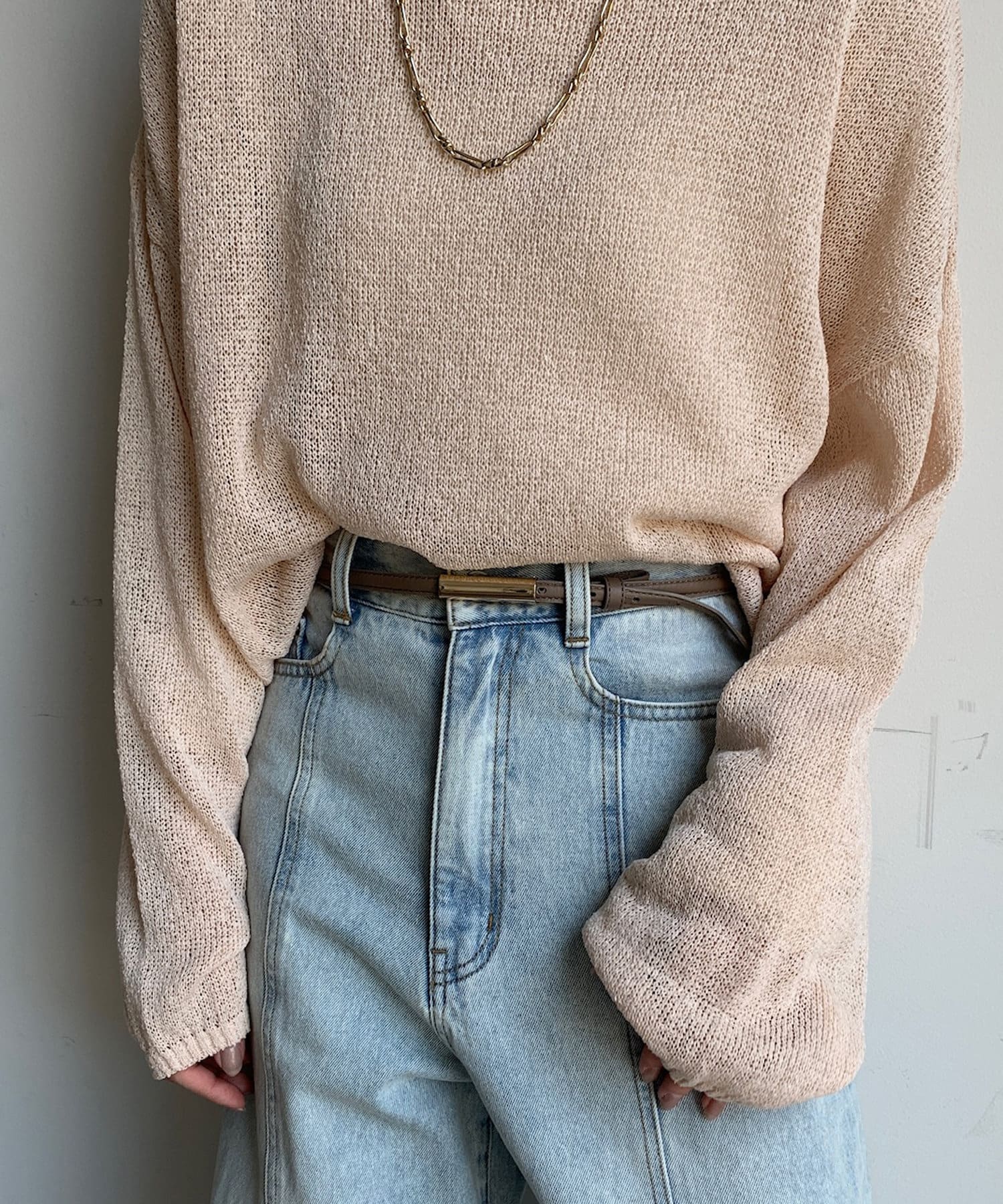GOLDパーツ細ベルト | DOUDOU(ドゥドゥ)レディース | PAL CLOSET