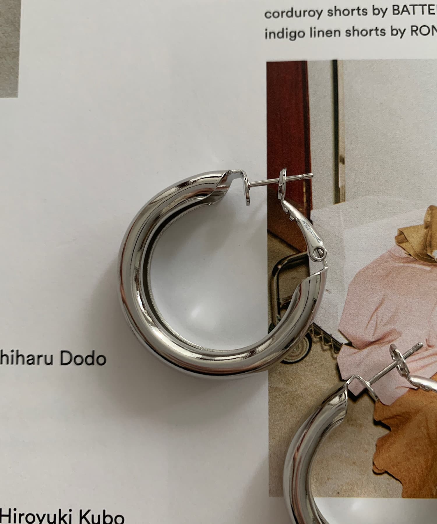 DOUDOU(ドゥドゥ) フープピアス