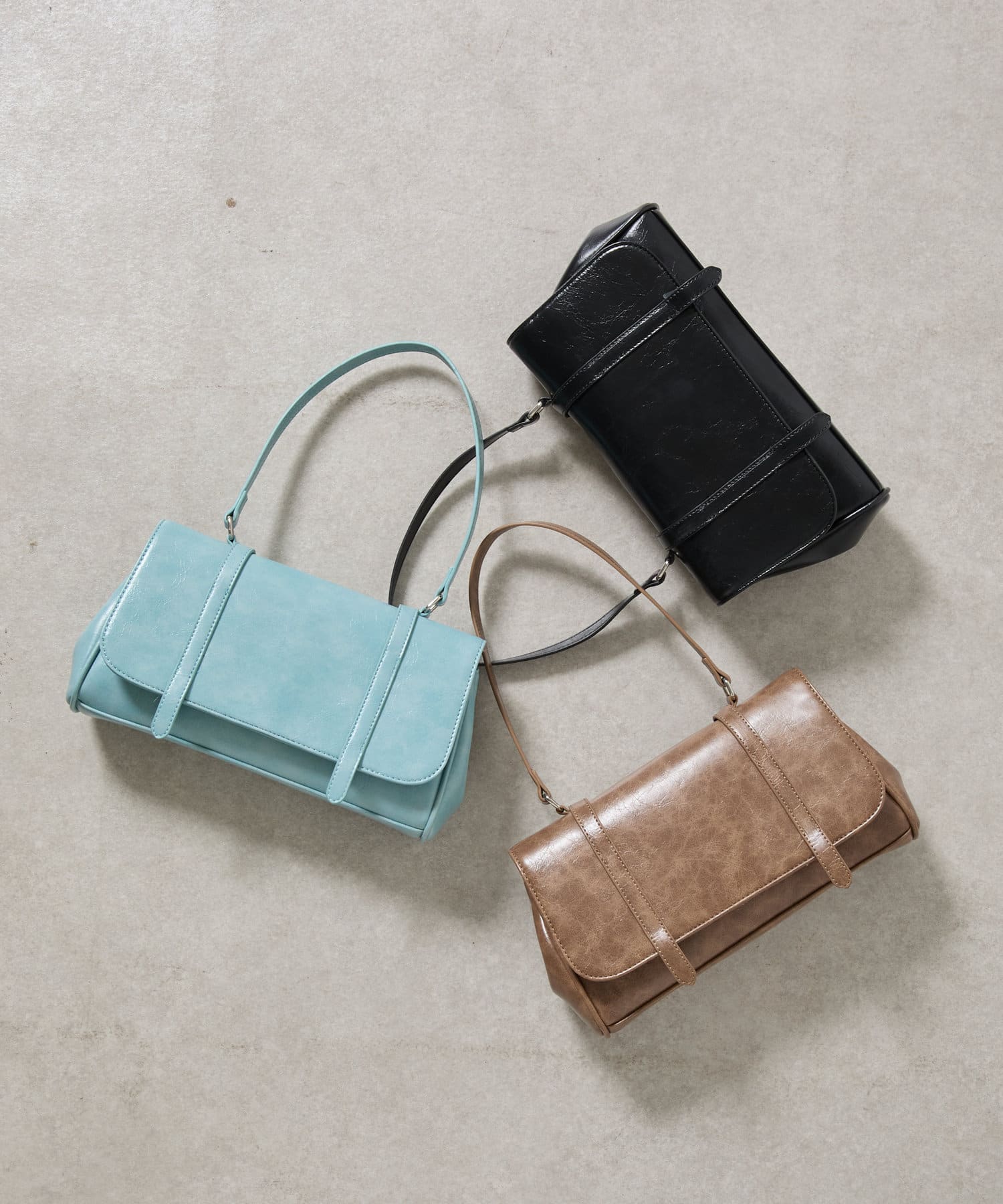 ヴィンテージバッグ GLOSS VINTAGE Top Zip Shoulder Bag ハンドバッグ ショルダー