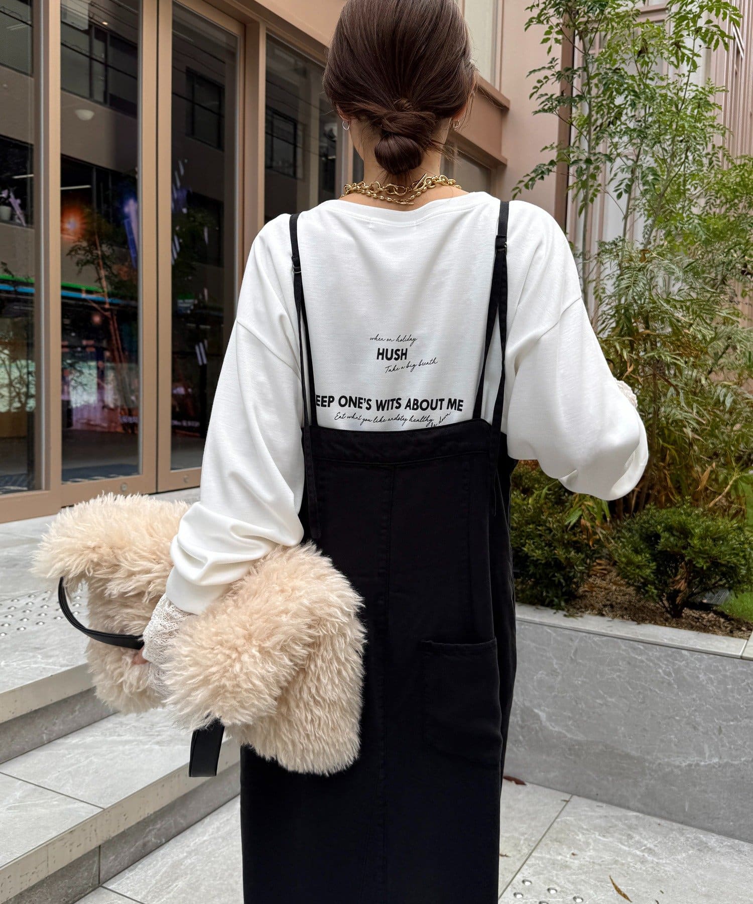 DOUDOU(ドゥドゥ) 【サイズ展開あり/細見え】リヨセルデニムジャンスカ