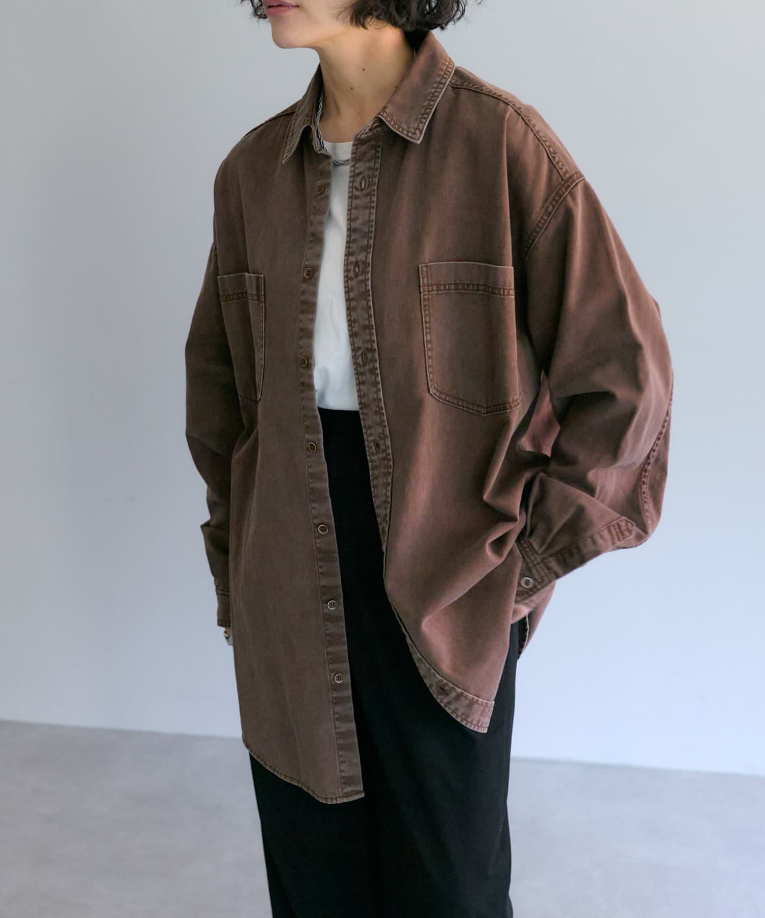 ●完売品　ピグメントダイシャツ【SUM1 STYLE(スミスタイル)● ○完売品 ピグメントダイシャツ【SUM1 STYLE(スミスタイル