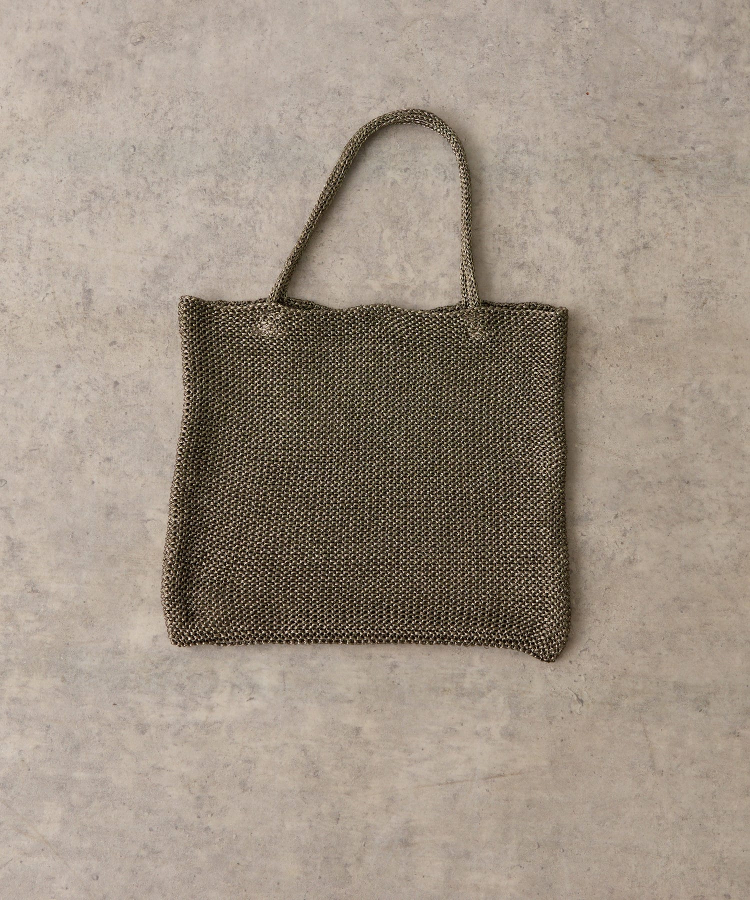 BIRTHDAY BAR(バースデイバー) 【cache cache カシュカシュ】ラメ糸編みトート