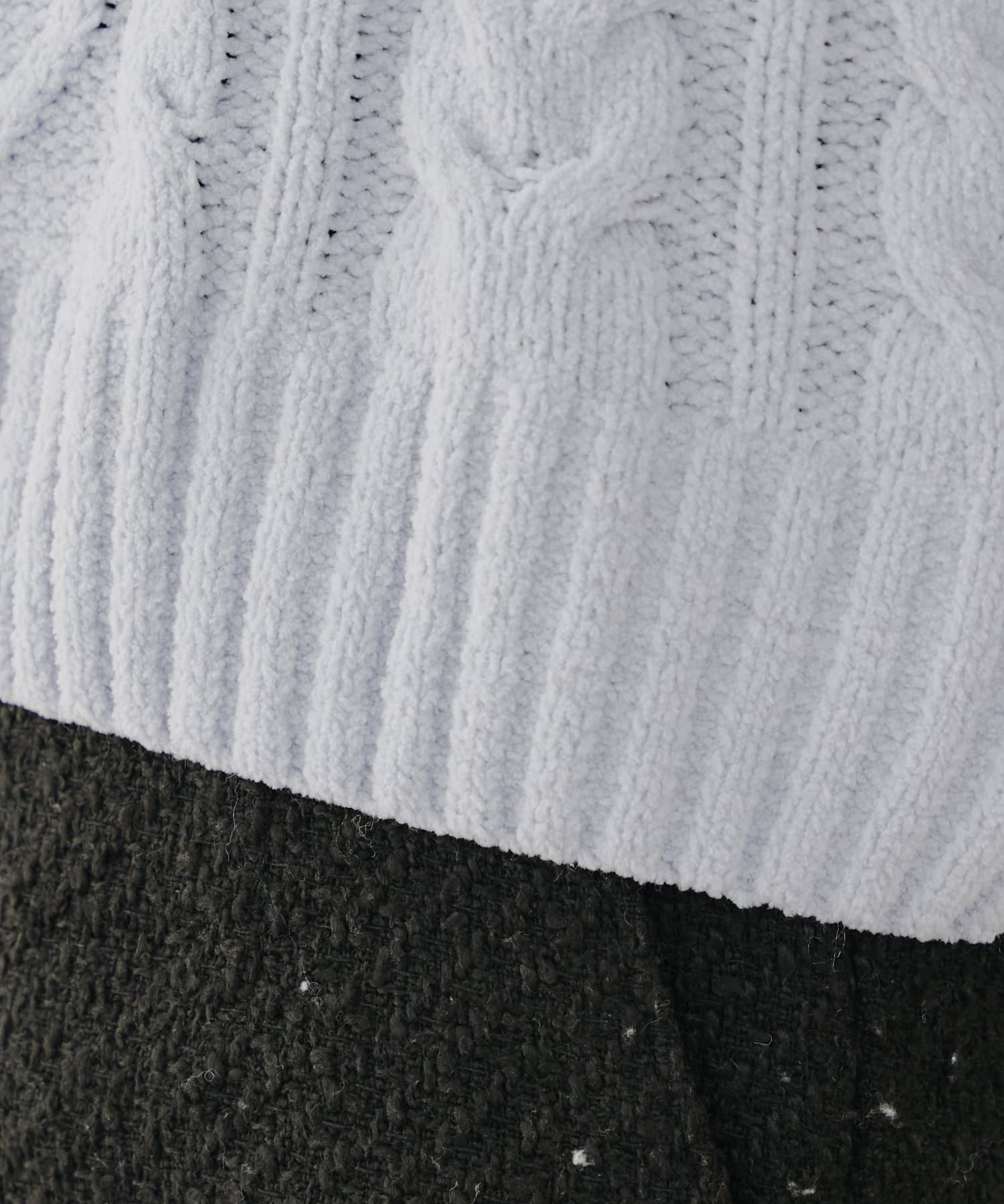 Remind me and forever(リマインドミーアンドフォーエバー) 袖編上げケーブルプルオーバー