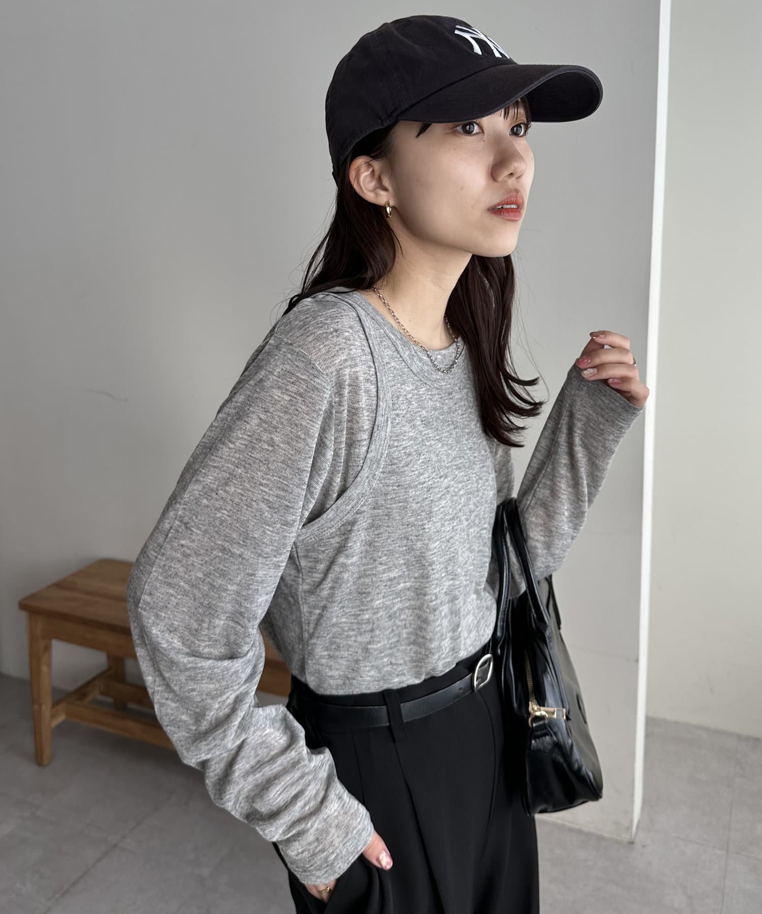 Discoat｜リブレイヤード風プルオーバー | Rakuten Fashion(楽天