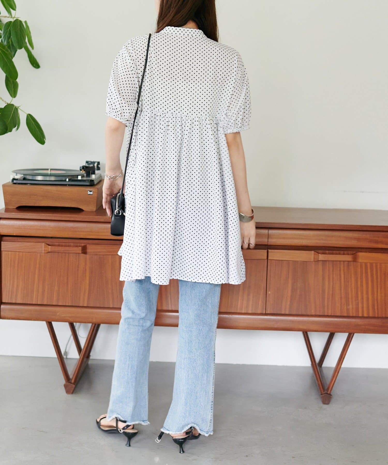 DISCOAT(ディスコート) 【新色追加!/WEB限定】ティアードギャザーチュニック