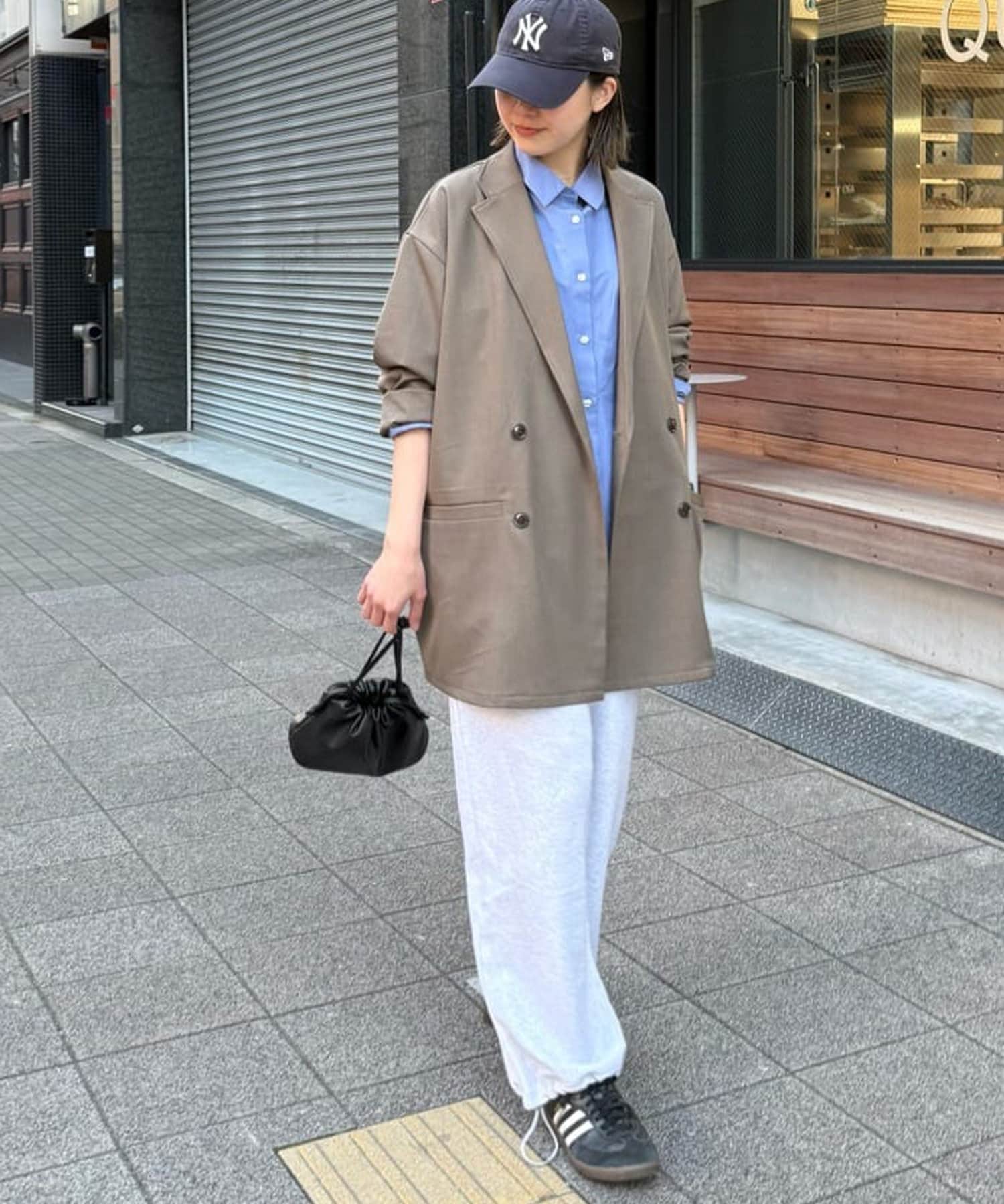 DISCOAT(ディスコート) 【着回し力の高い万能シャツ！】ブロードビッグシャツ