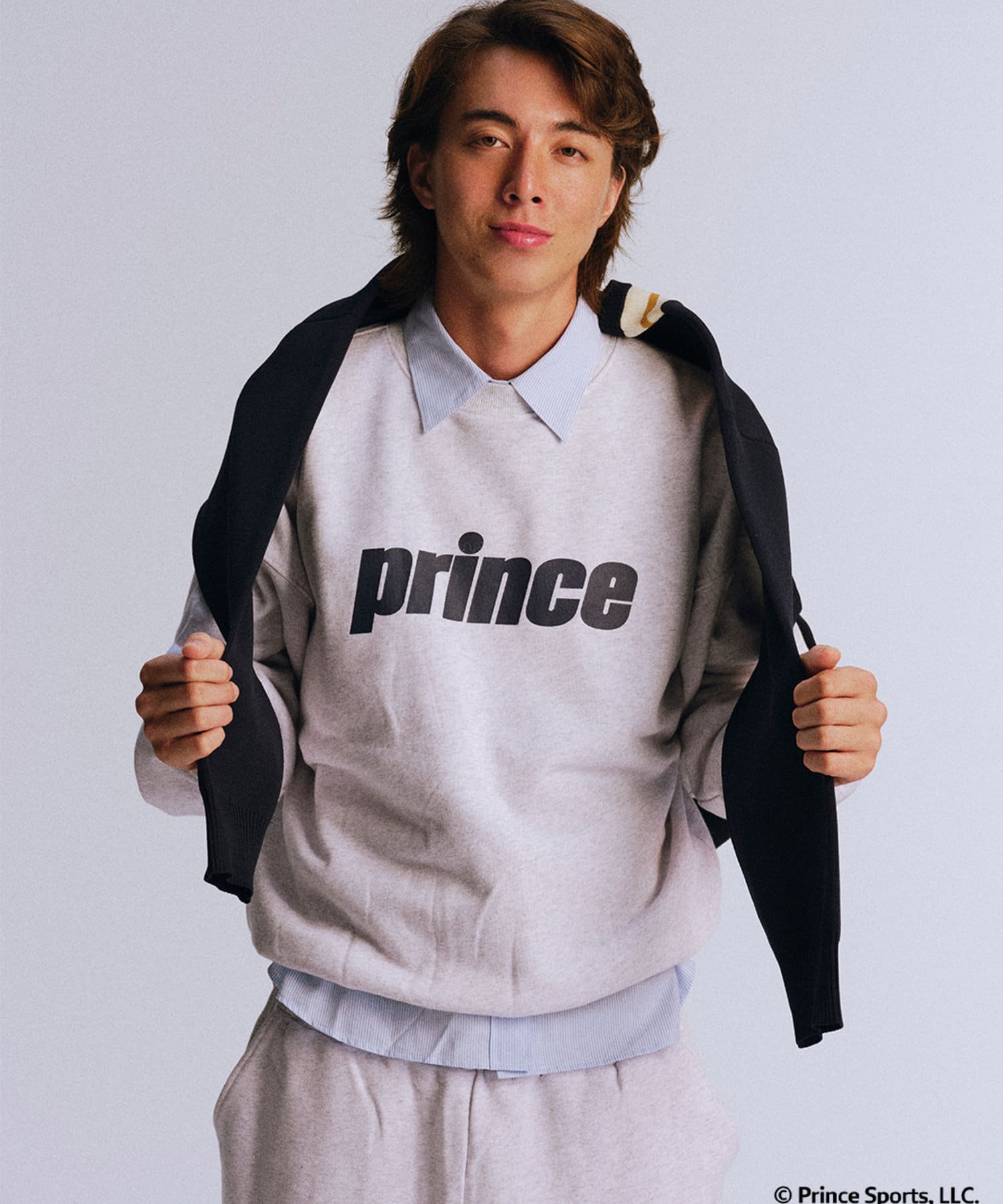 OUTLET(アウトレット) 【WHO'S WHO gallery】【Prince】ロゴスウェット