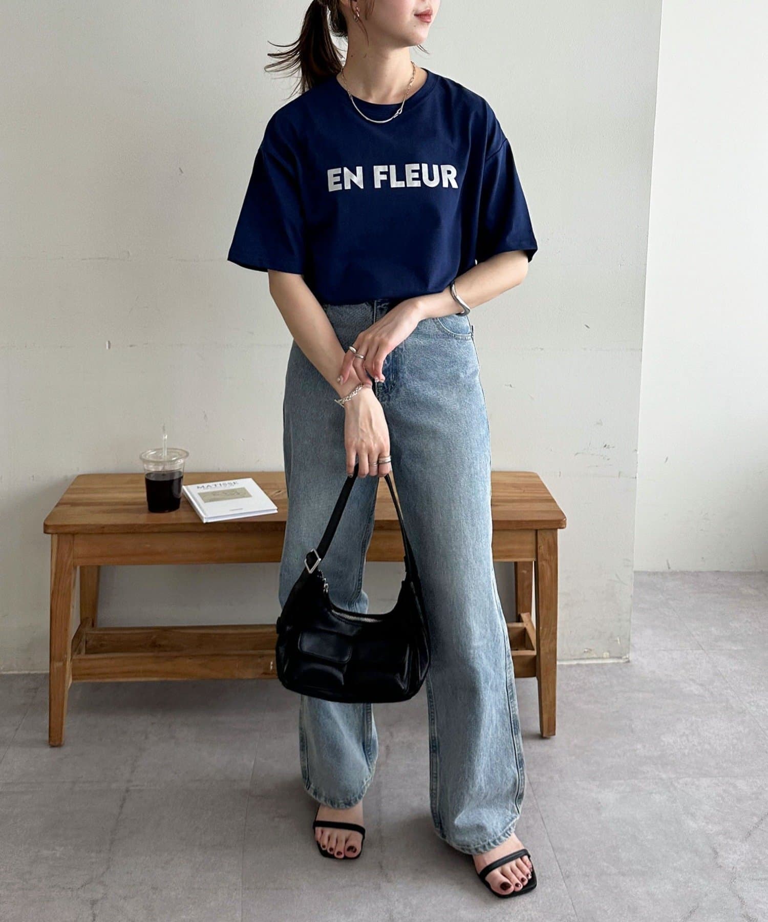 DISCOAT(ディスコート) 【WEB限定】立体ロゴTシャツ
