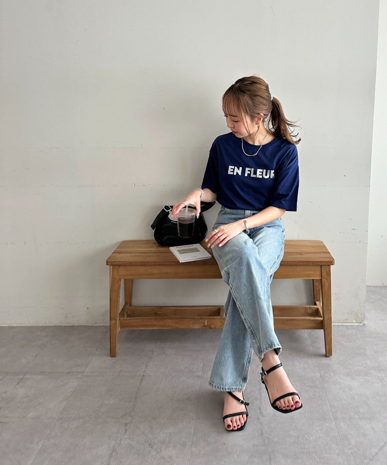 DISCOAT(ディスコート) 【WEB限定】立体ロゴTシャツ