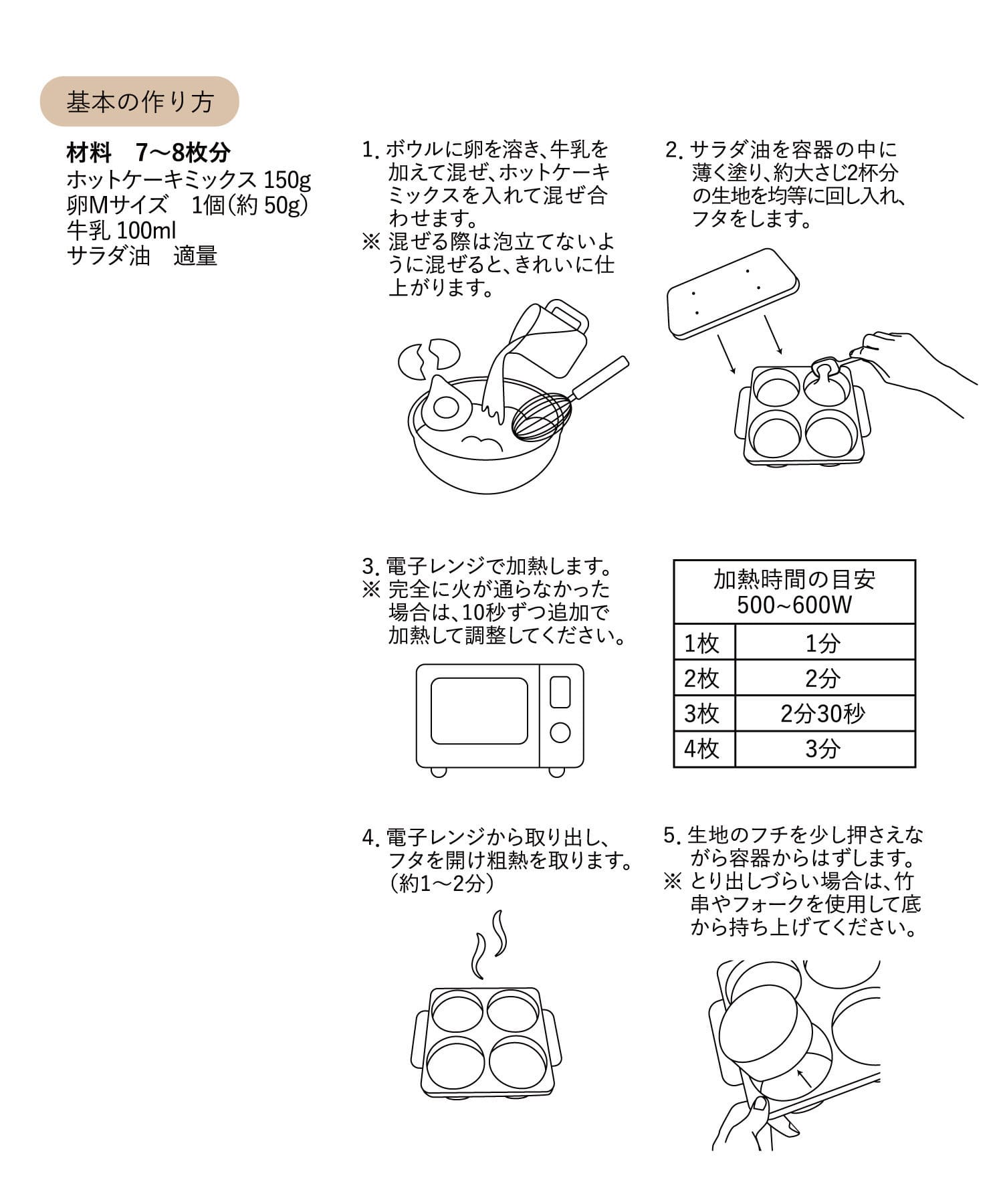 3COINS(スリーコインズ) 仕切り付きパンケーキメーカー／KITINTO