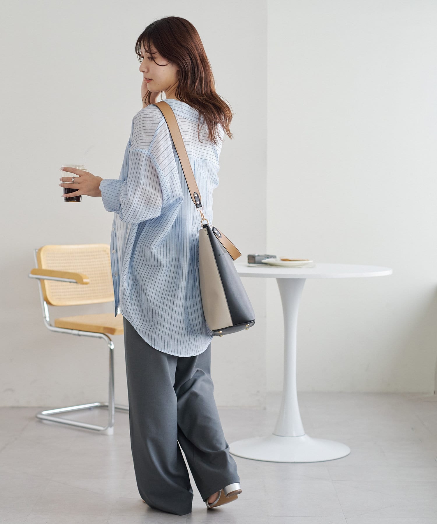 nika♡　discoat 中綿ミリタリーコート新品、未使用 DISCOAT（ディスコート）の「中綿ミリタリーコート（モッズ