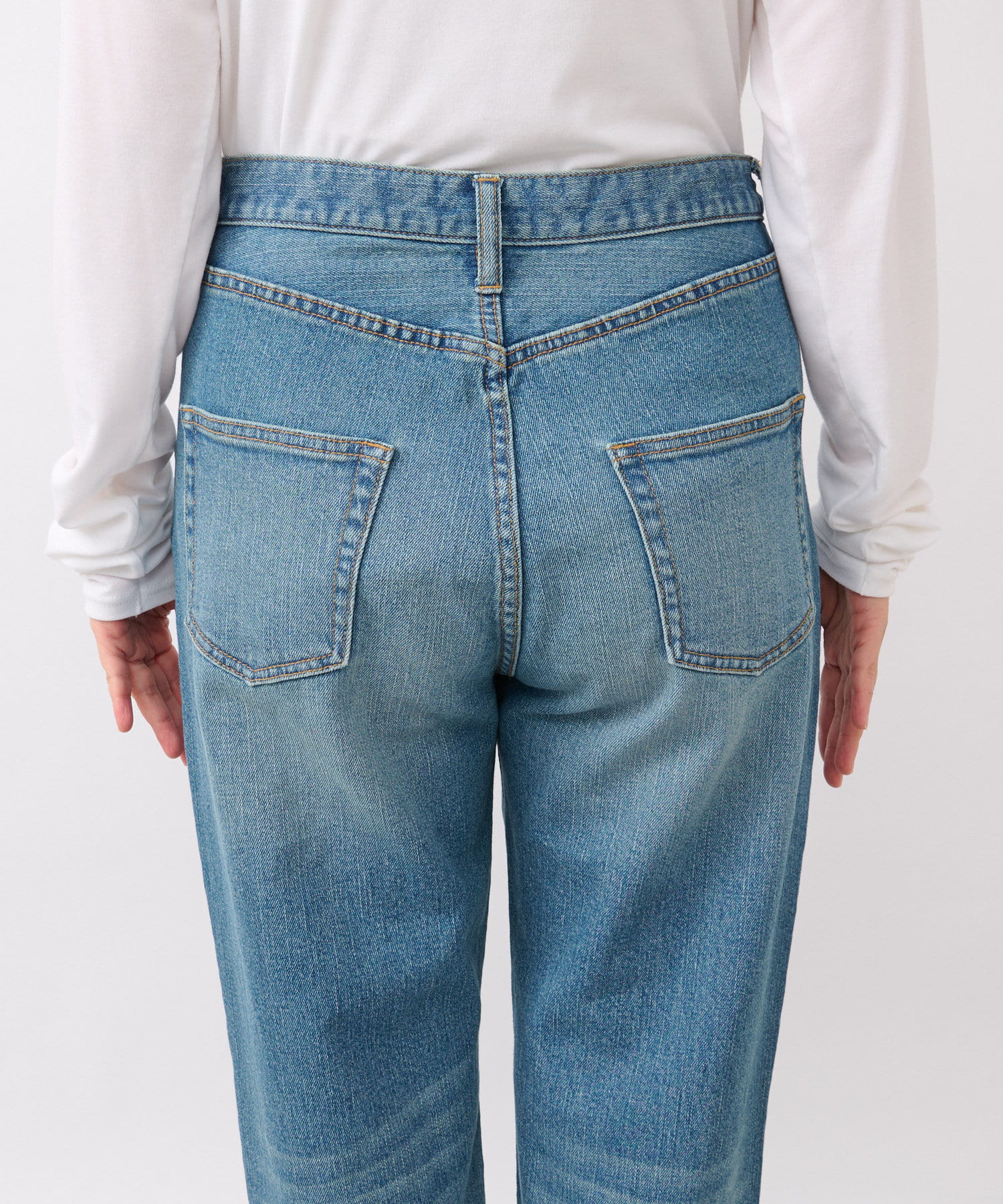 RIVE DROITE(リヴドロワ) 予約【MONN.:. （モン）】stretch slitDENIM/３月中旬お届け予定