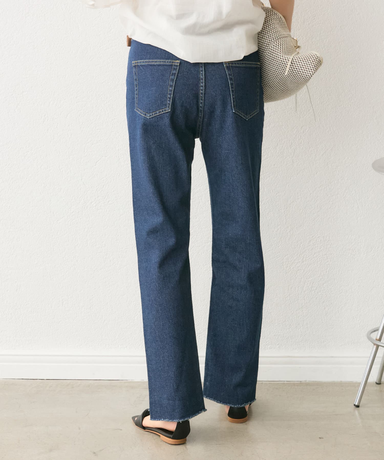 RIVE DROITE(リヴドロワ) 【新色登場】【MONN.:. （モン）】stretch slitDENIM
