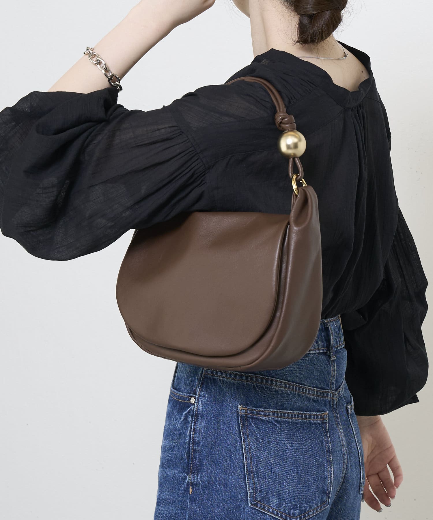 russet(ラシット) 【russet× BEARDSLEY】2wayフラップショルダーバッグ