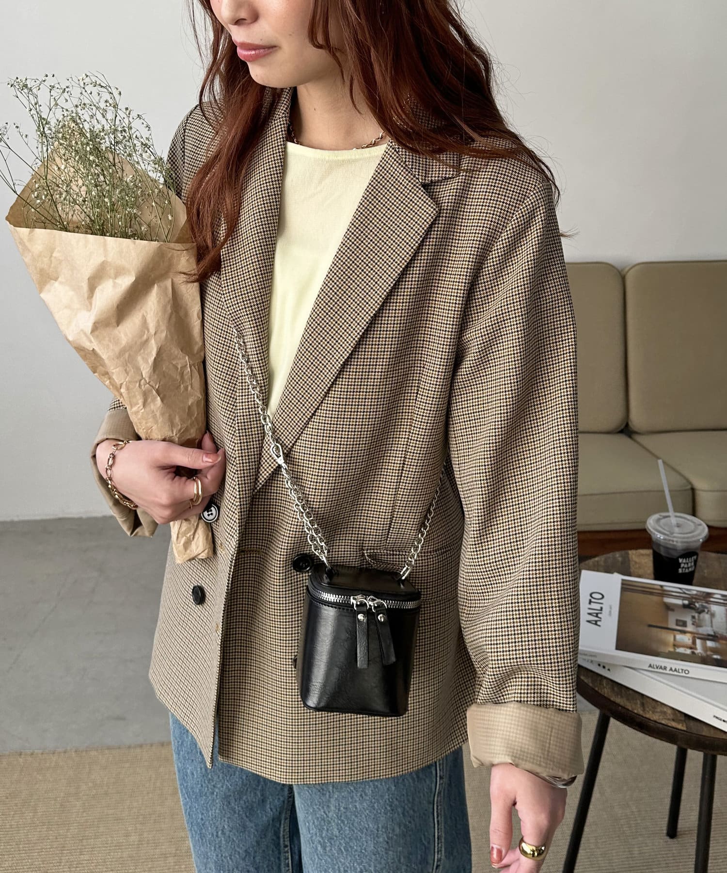 【取り外し可能なチェーンにパールが♡】DIOR ミニバッグ DIOR】かわいい♡Jolie トップハンドルバッグ ミニ (Dior