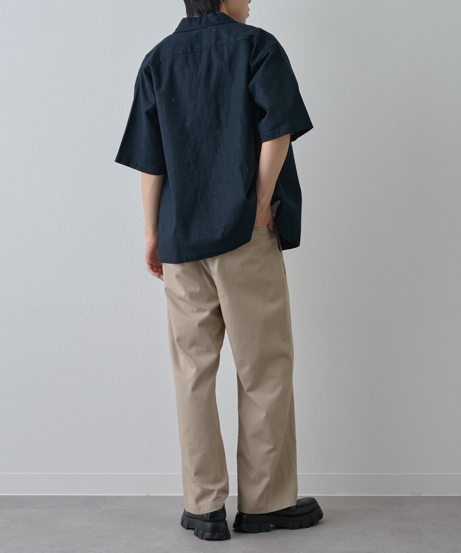 COLONY 2139(コロニー トゥーワンスリーナイン) 【セットアップ対応】ウォッシャブルリネン半袖シャツ