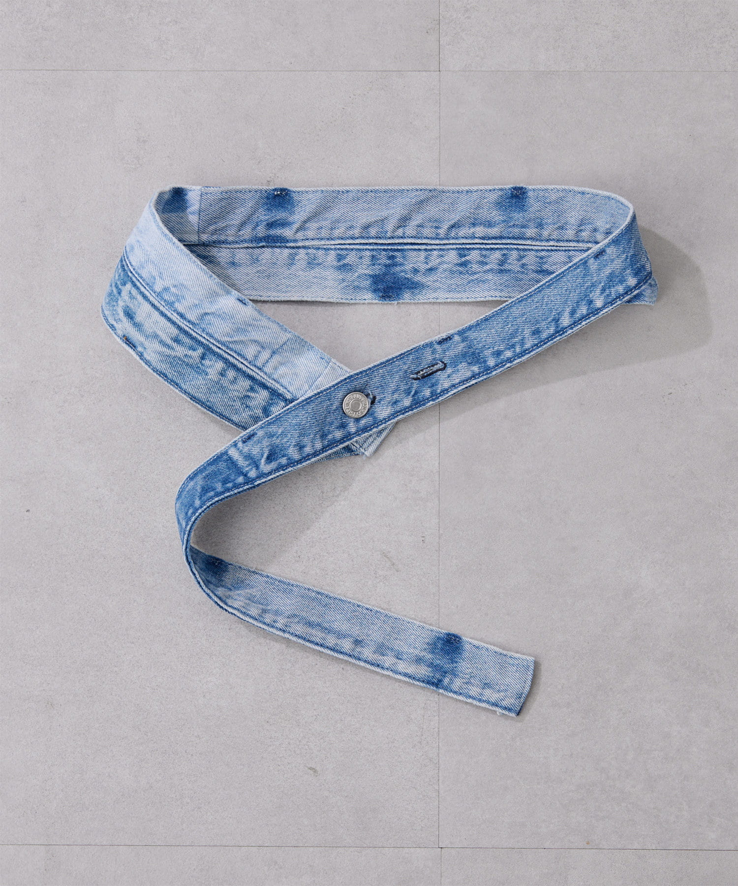 Whim Gazette(ウィム ガゼット) 【Jeanie Blue】FLARE VEST