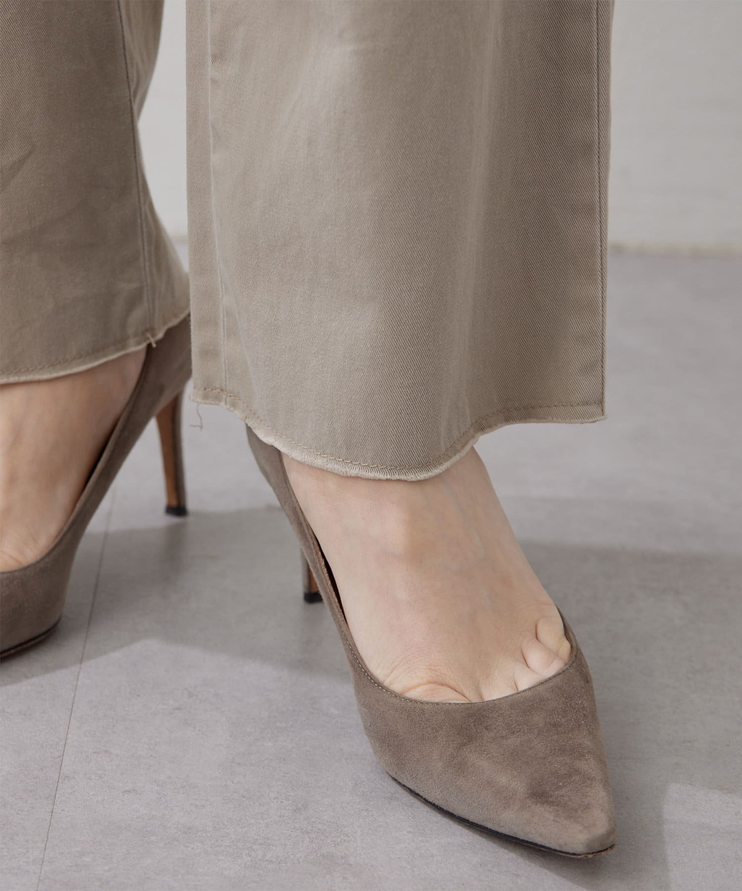 Whim Gazette(ウィム ガゼット) 【Jeanie Blue】PAINTED CHINOパンツ