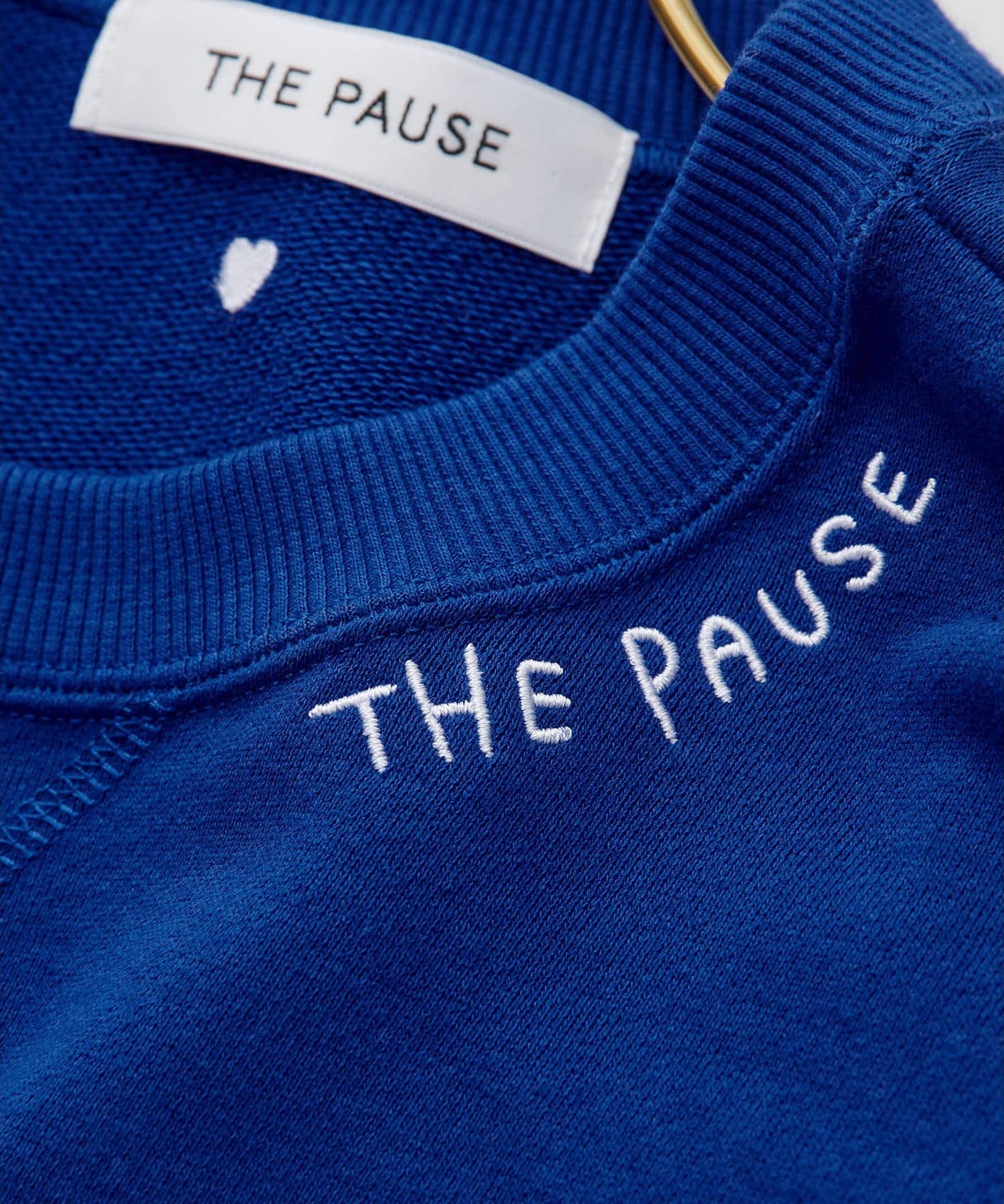 Whim Gazette(ウィム ガゼット) 【THE PAUSE】ネックシシュウスウェットプルオーバー