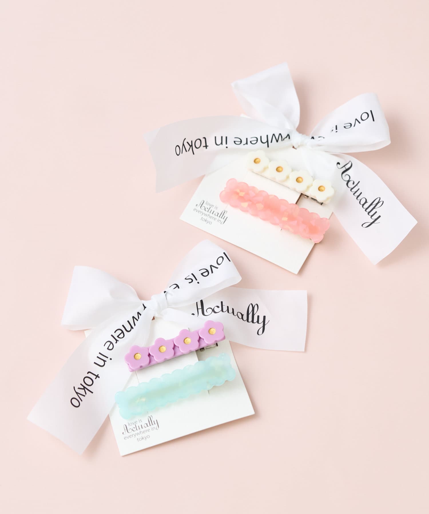 BIRTHDAY BAR(バースデイバー) KIDS HAIR PIN　フラワーともくもく