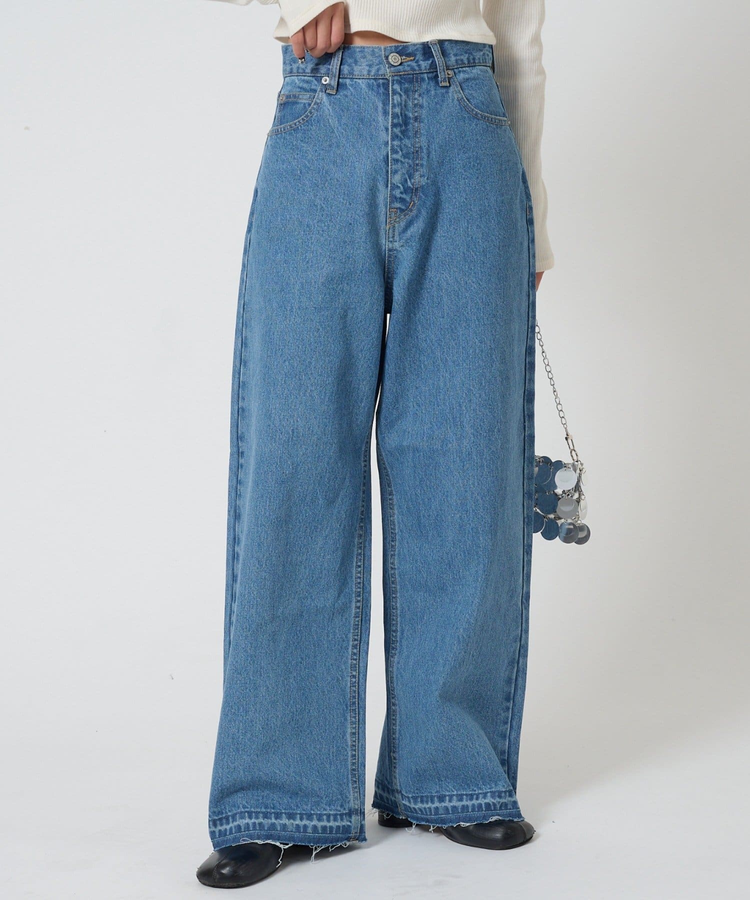 CIAOPANIC TYPY(チャオパニックティピー) レディース 【EVERY DENIM】【Thursday】loose straight サックスブルー