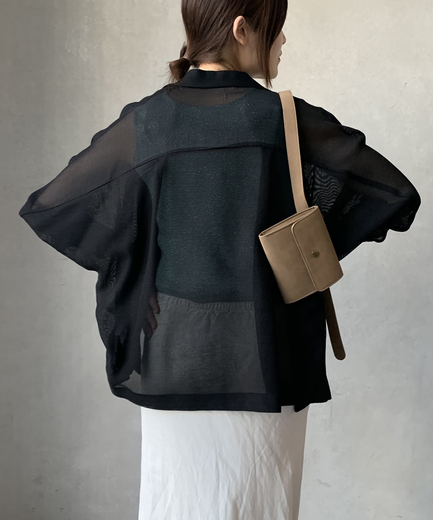 DOUDOU(ドゥドゥ) 【WEB限定】 メッシュドルマンシャツジャケット