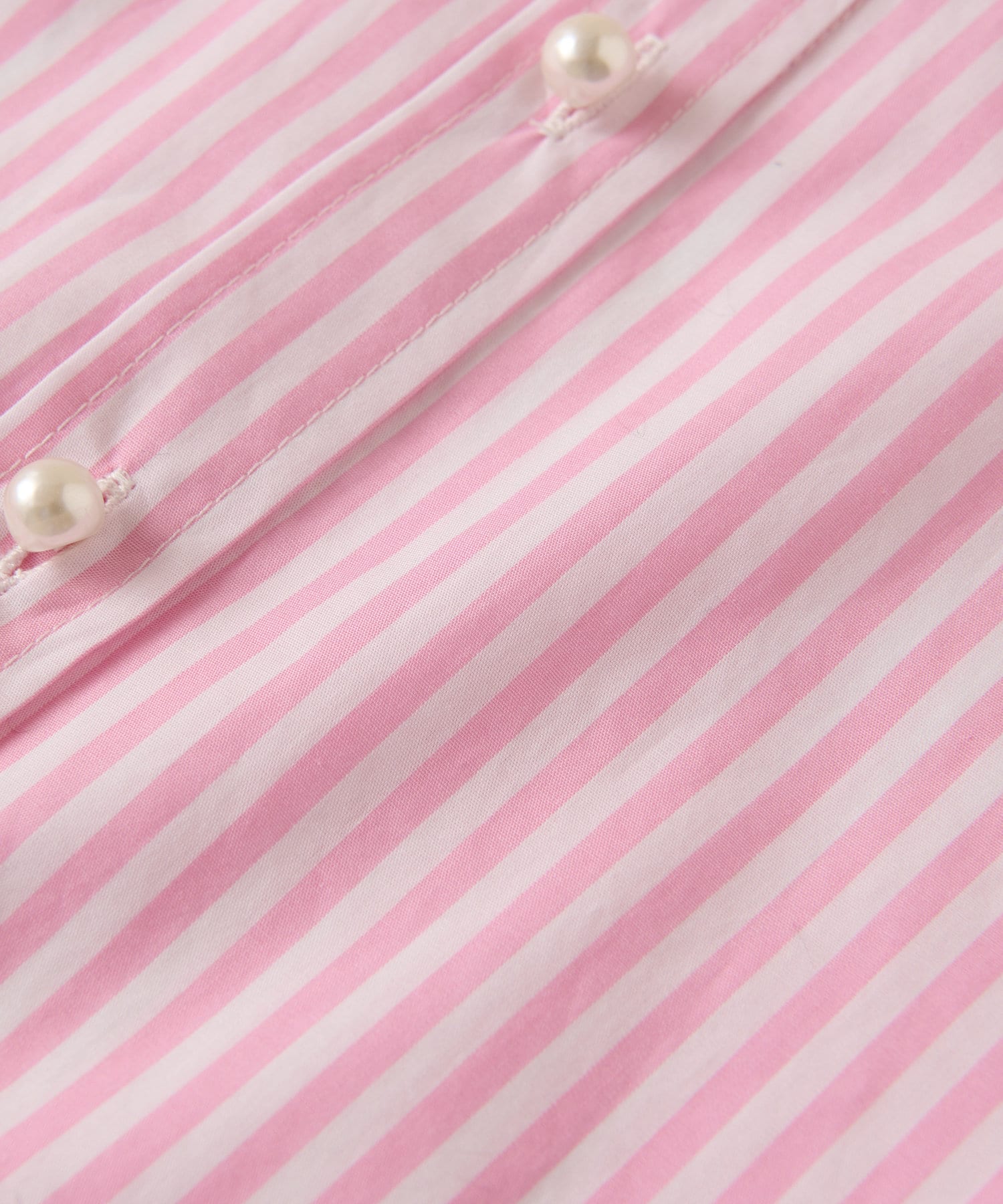 La boutique BonBon(ラブティックボンボン) 【ベストセラー・miki監修カラーあり】ストライプクロップドシャツ